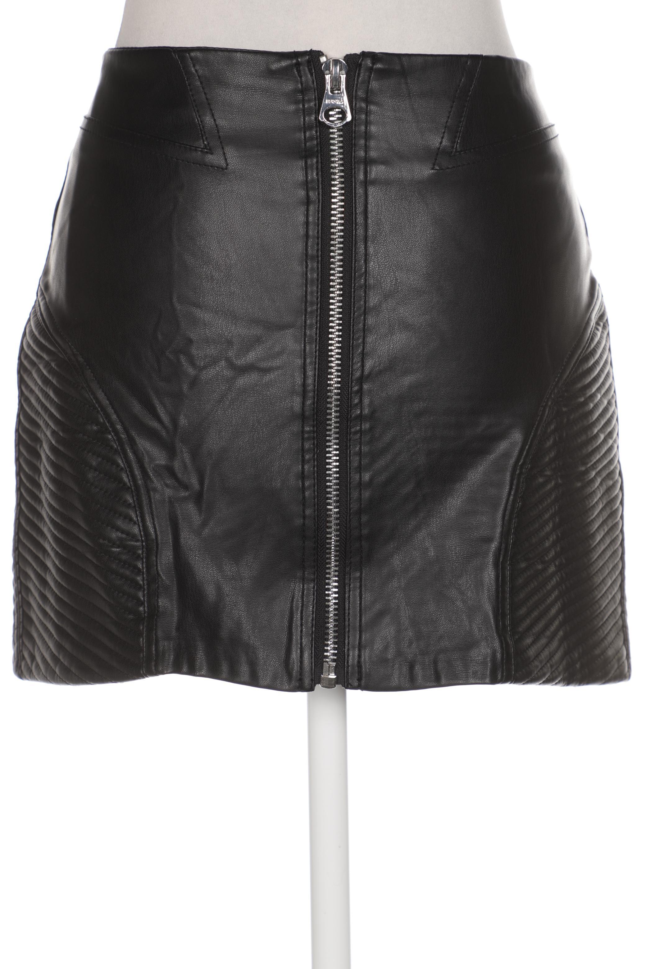 

bershka Damen Rock, schwarz, Gr. 36