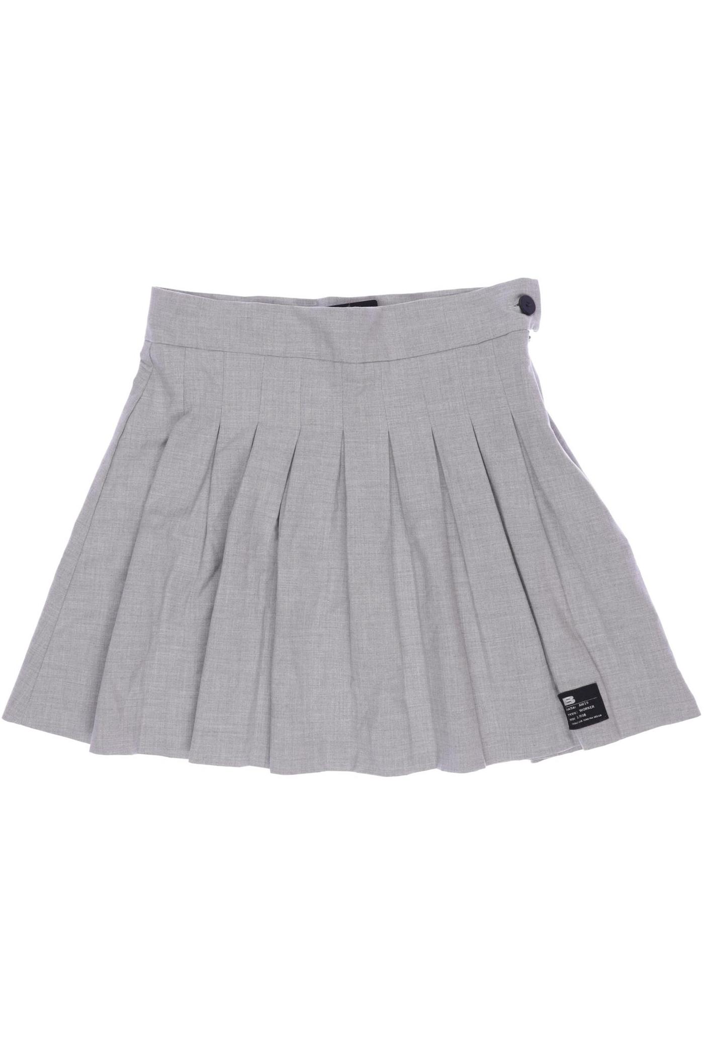 

bershka Damen Rock, grau, Gr. 38