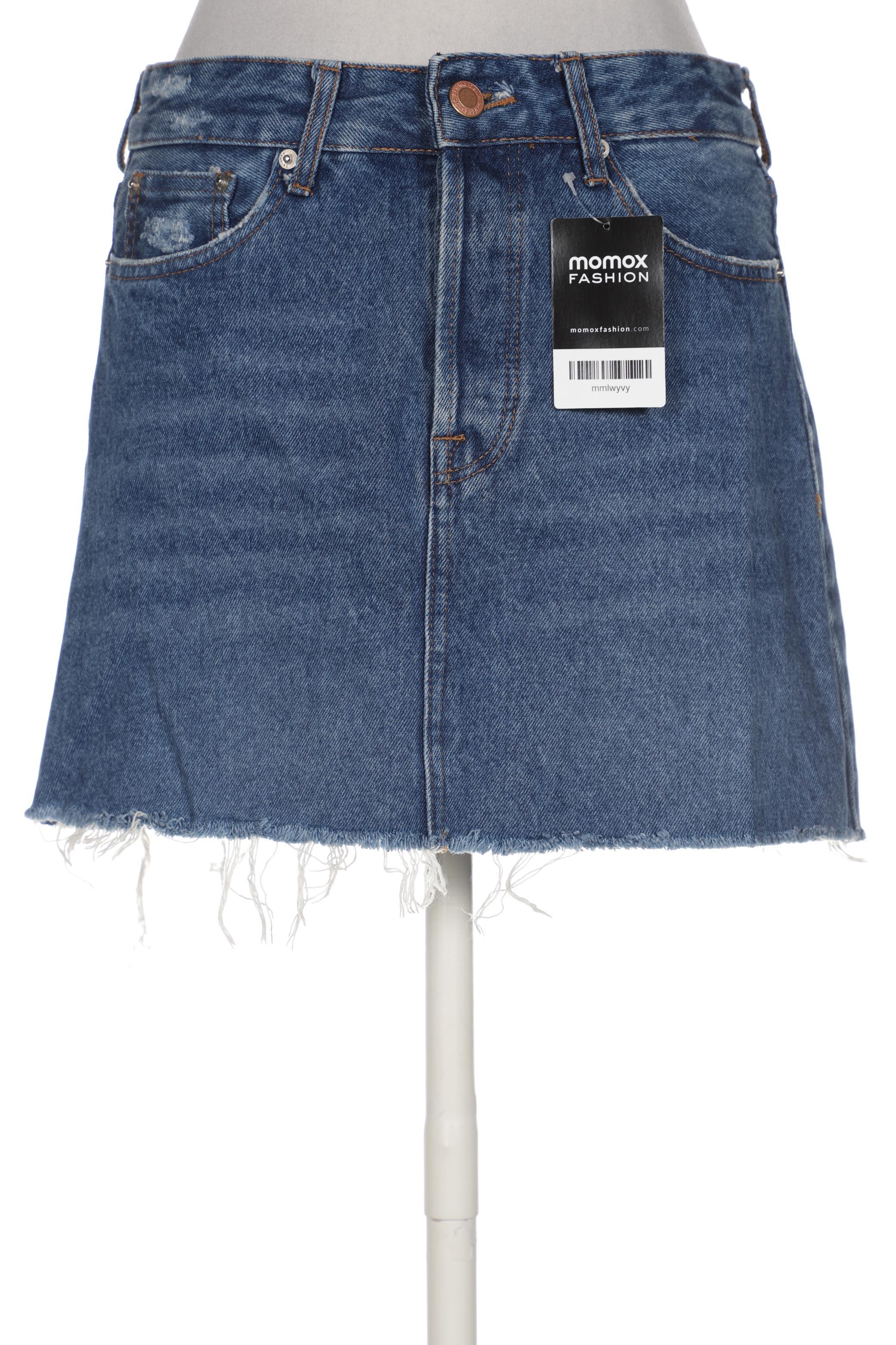 

bershka Damen Rock, blau, Gr. 36