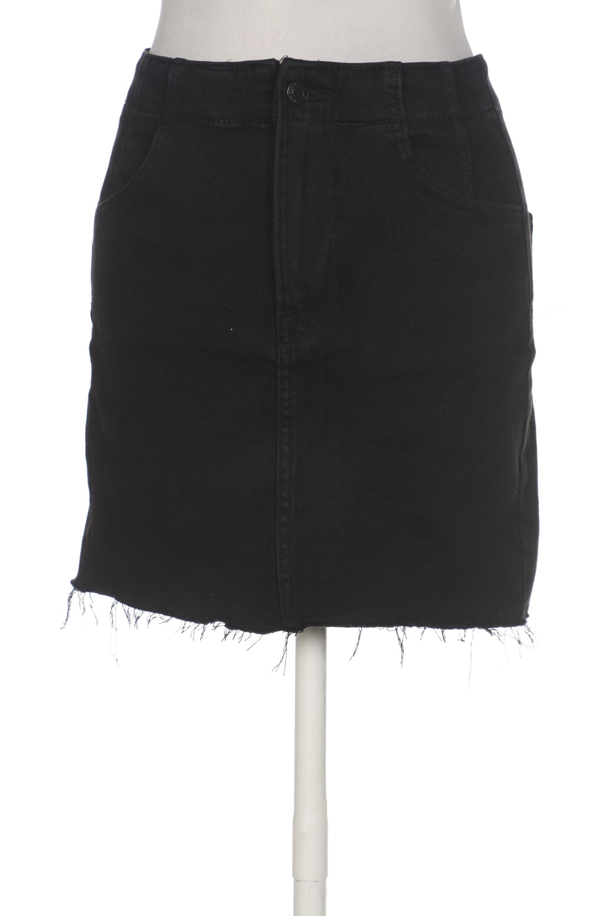 

bershka Damen Rock, schwarz, Gr. 36