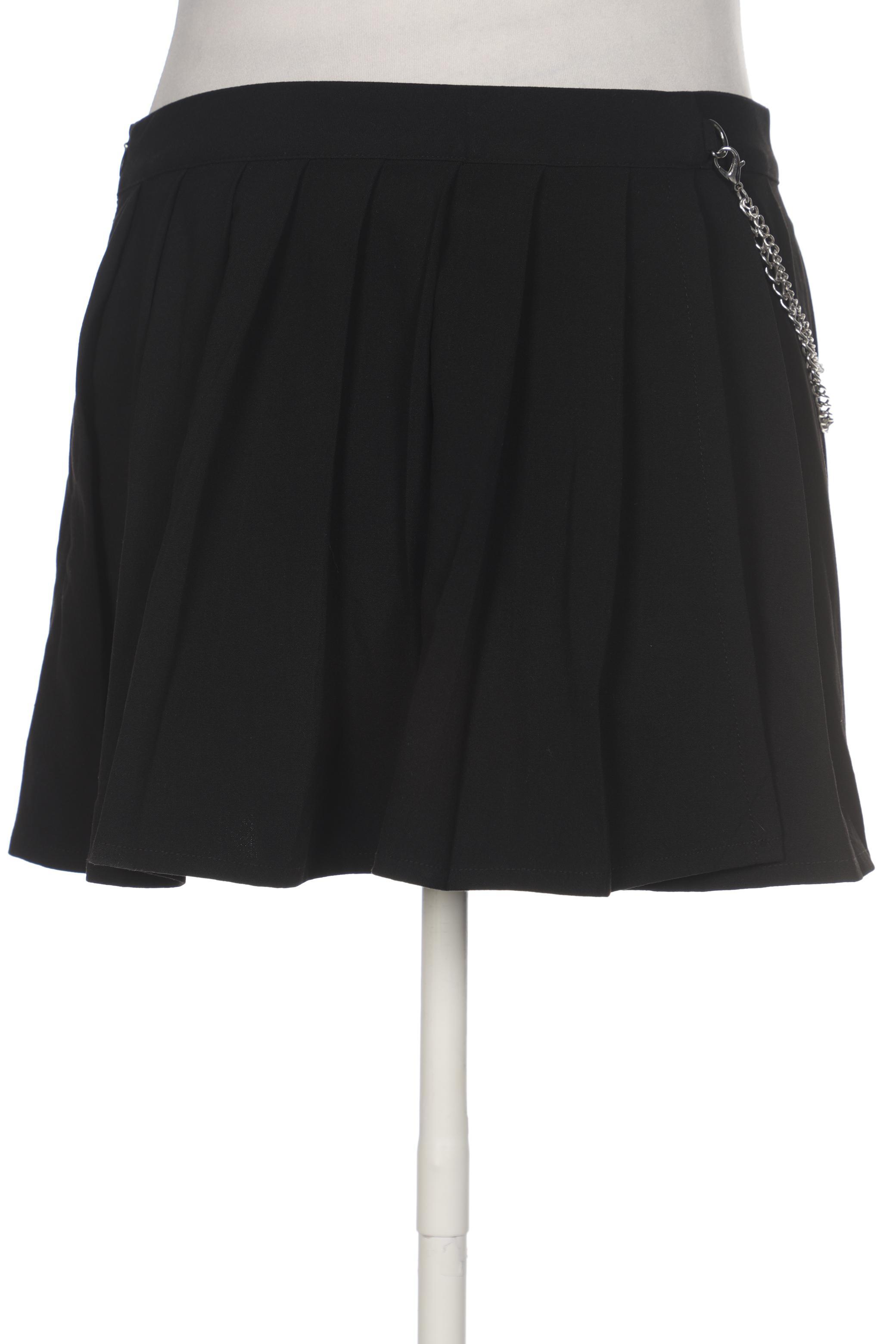 

bershka Damen Rock, schwarz, Gr. 42