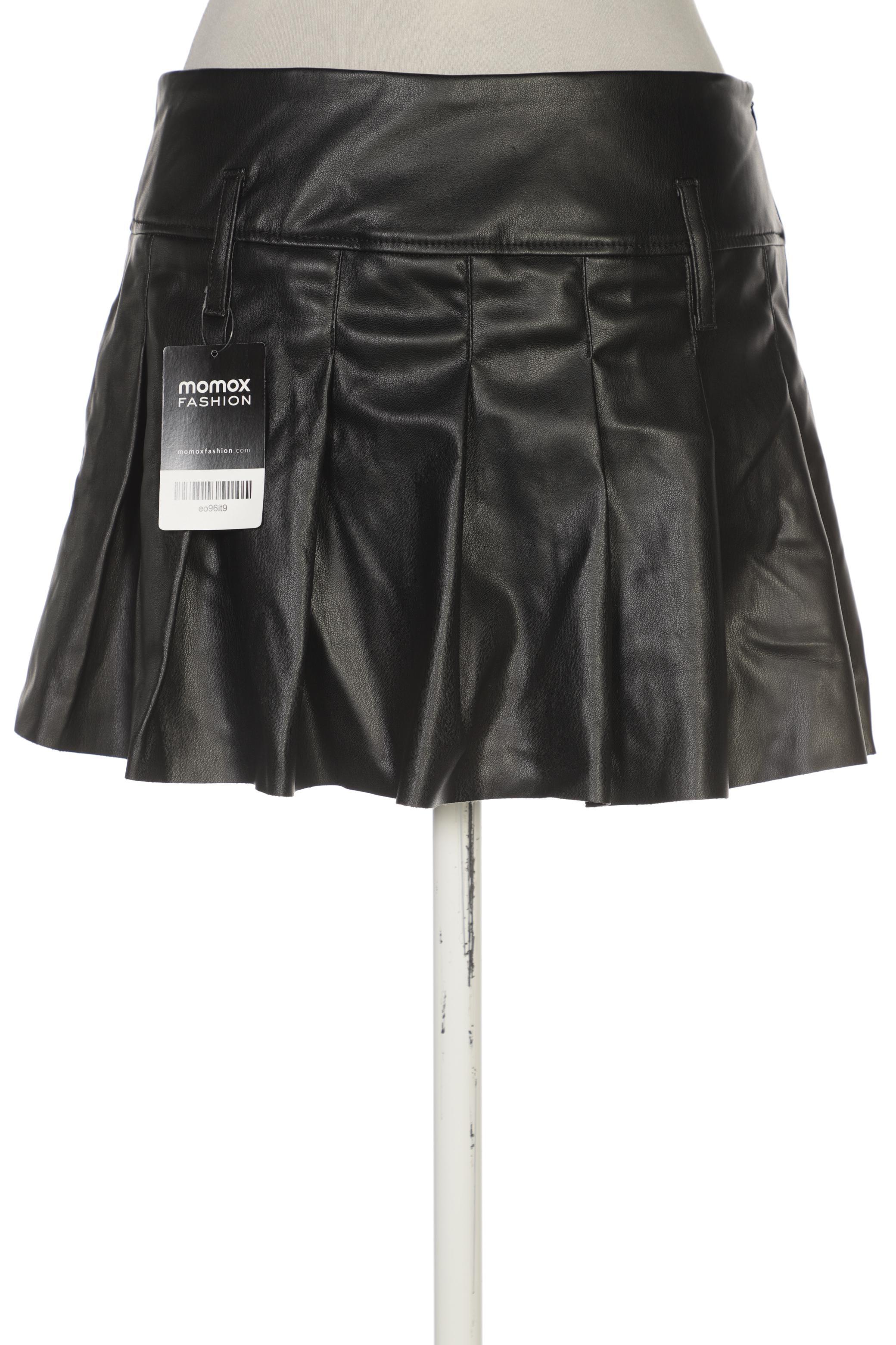 

bershka Damen Rock, schwarz, Gr. 36