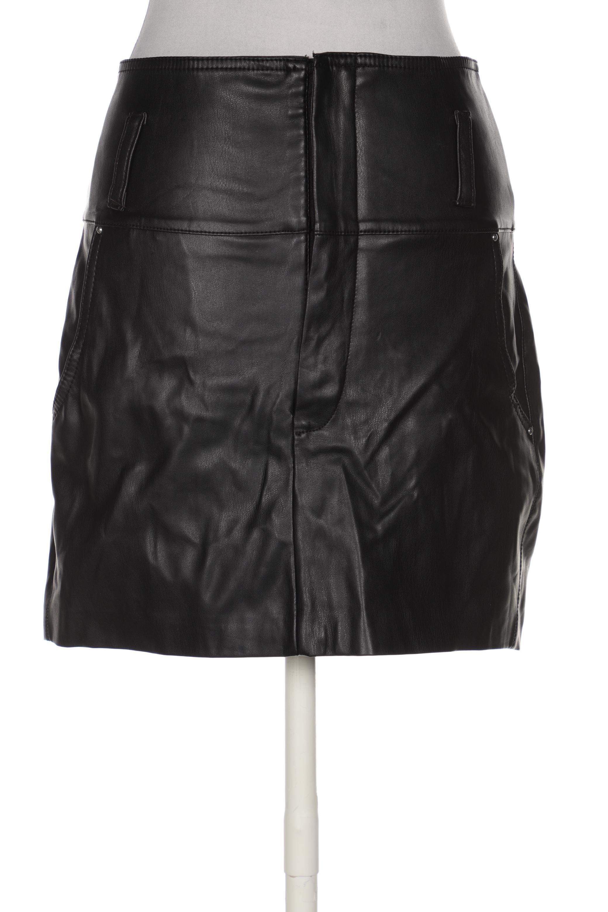

bershka Damen Rock, schwarz, Gr. 38