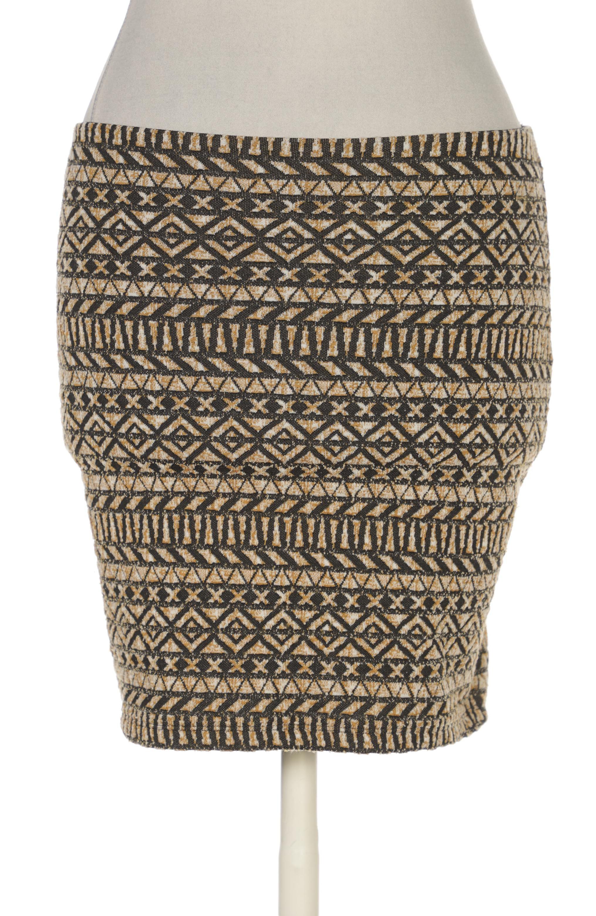 

bershka Damen Rock, beige, Gr. 36