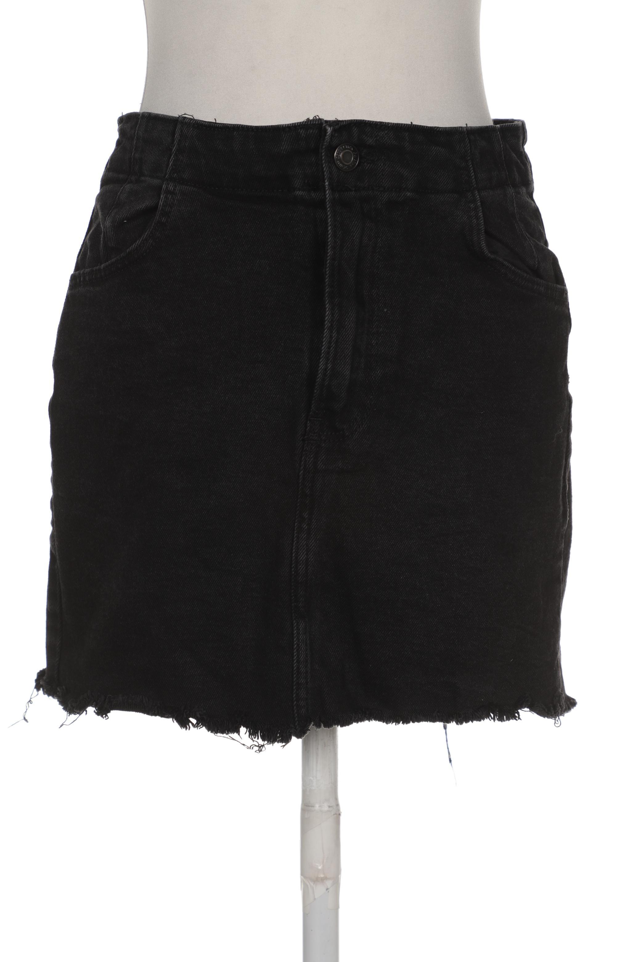 

bershka Damen Rock, schwarz, Gr. 36