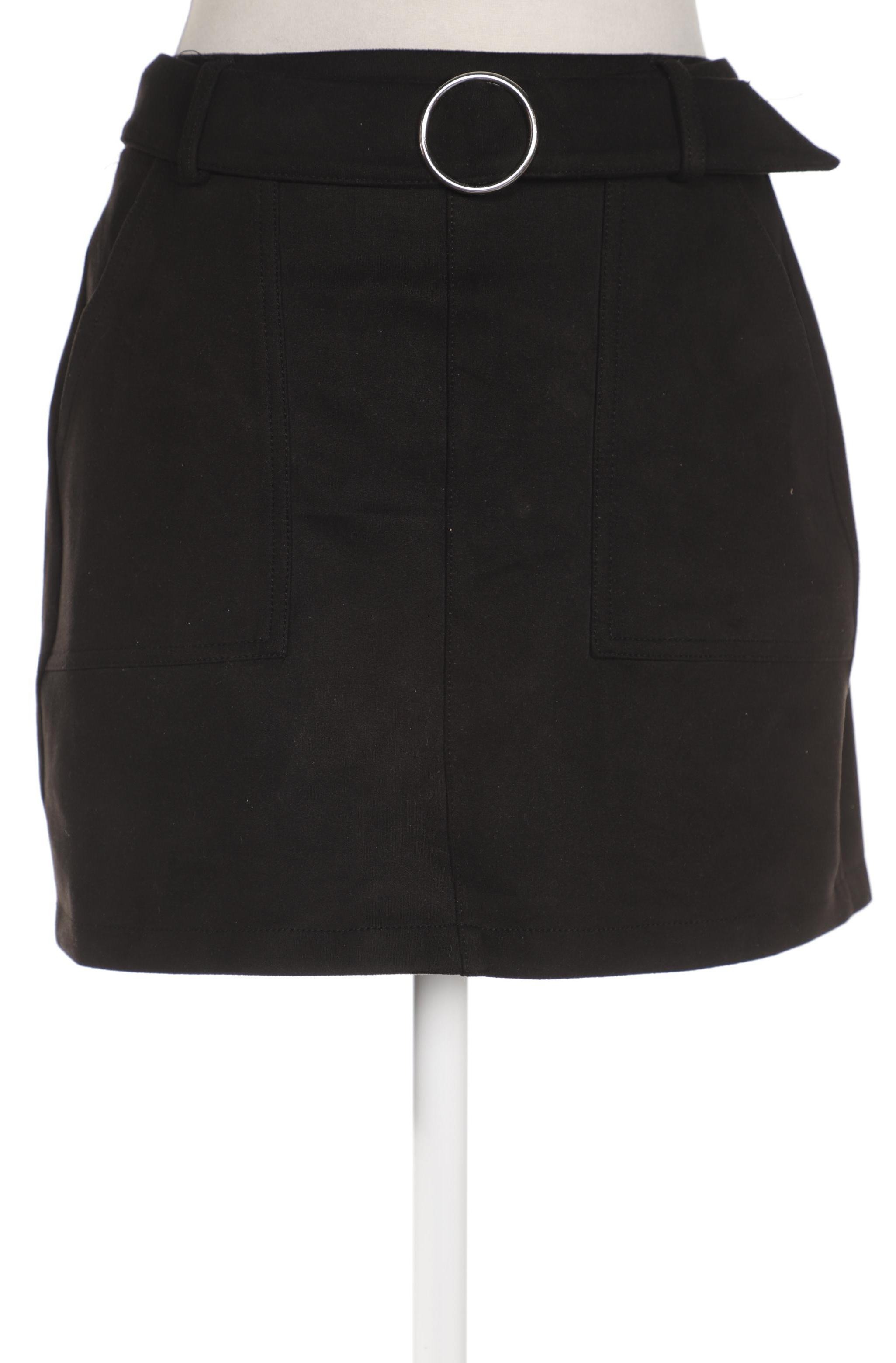 

bershka Damen Rock, schwarz, Gr. 36