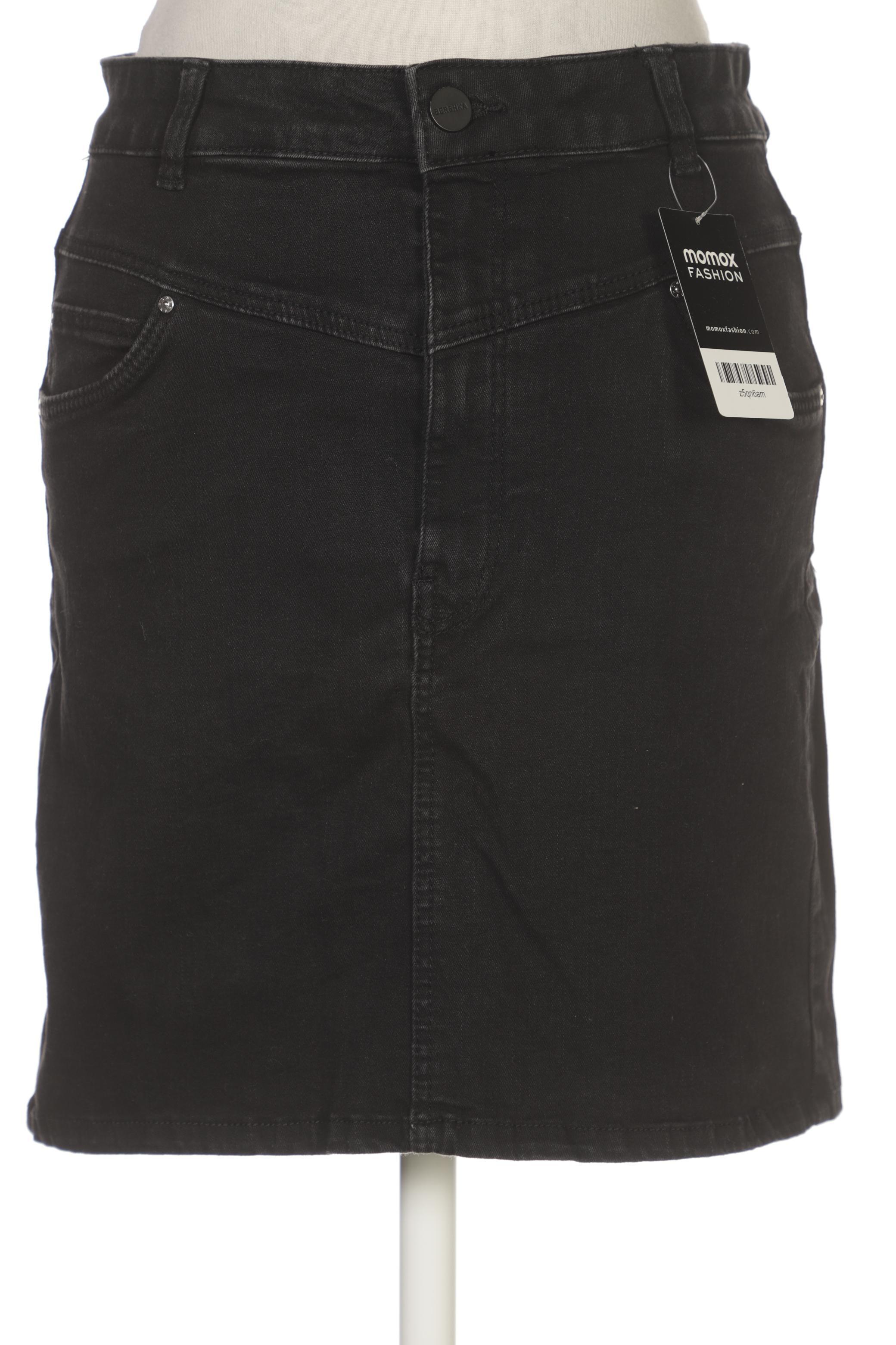 

bershka Damen Rock, schwarz, Gr. 38