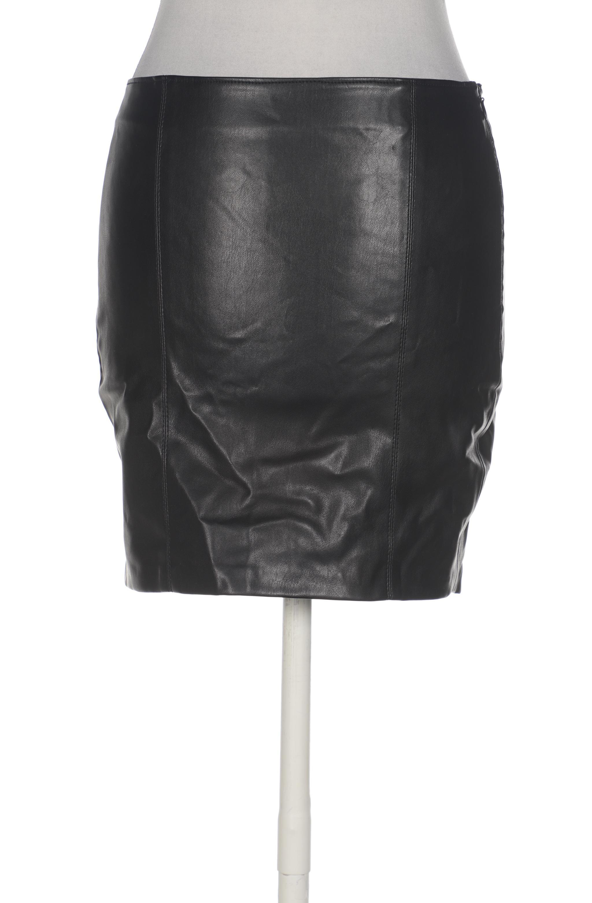 

bershka Damen Rock, schwarz, Gr. 34