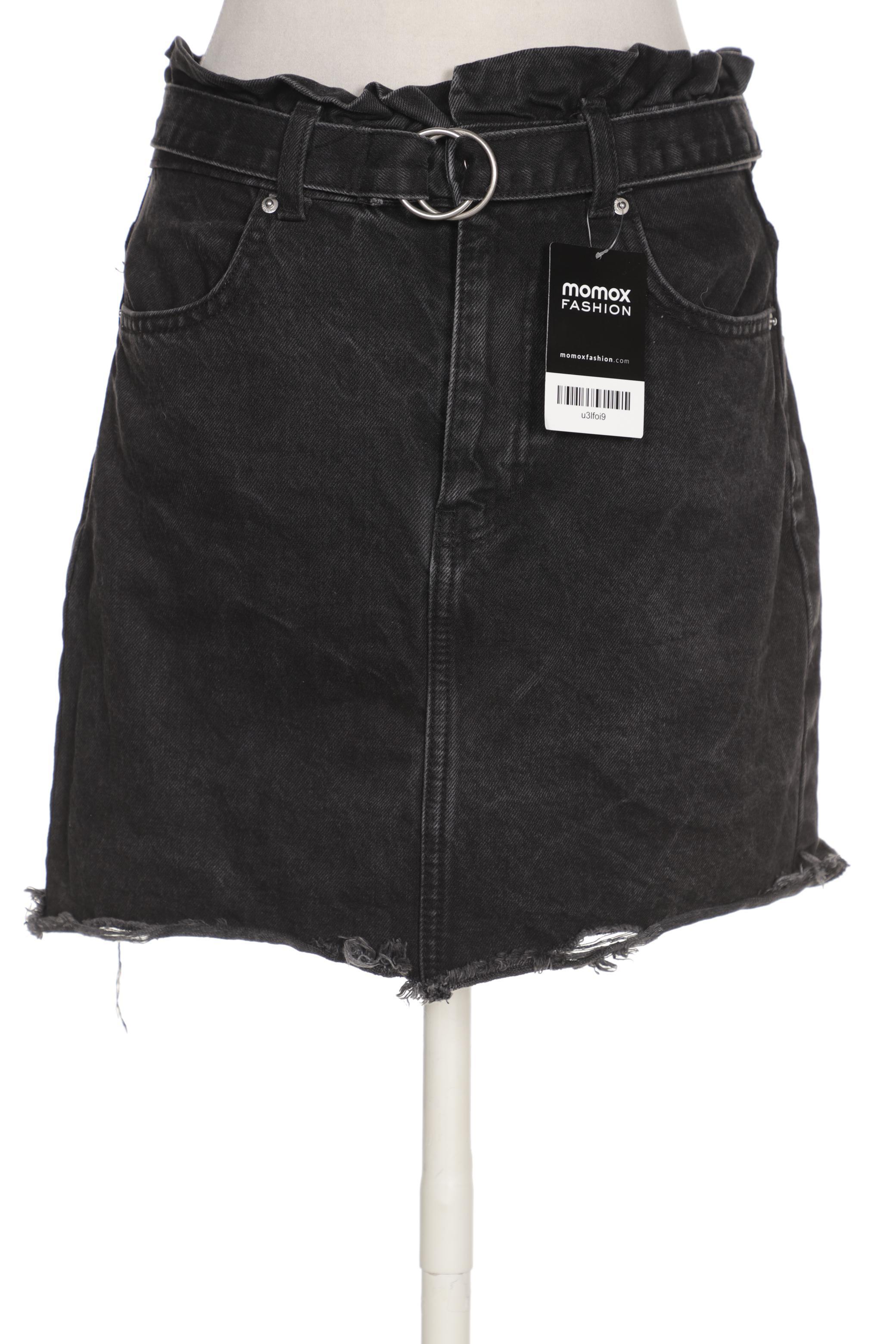 

bershka Damen Rock, schwarz, Gr. 36