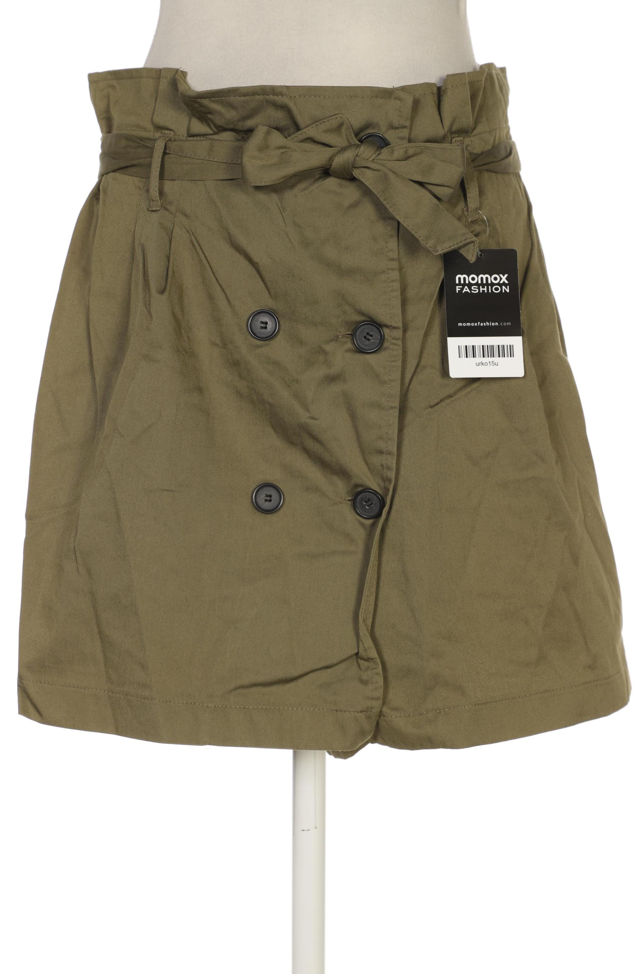 

bershka Damen Rock, grün, Gr. 42