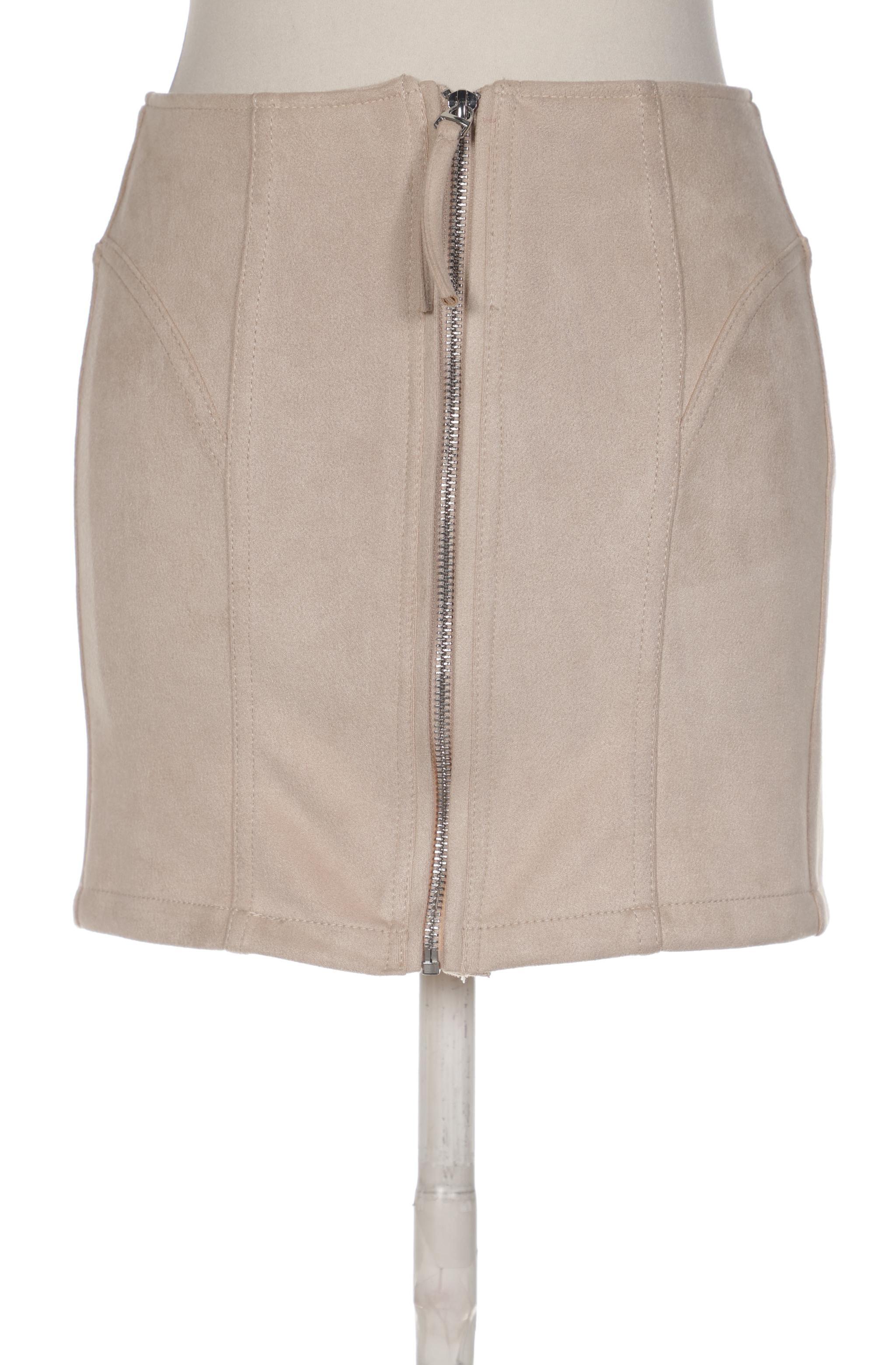 

bershka Damen Rock, beige