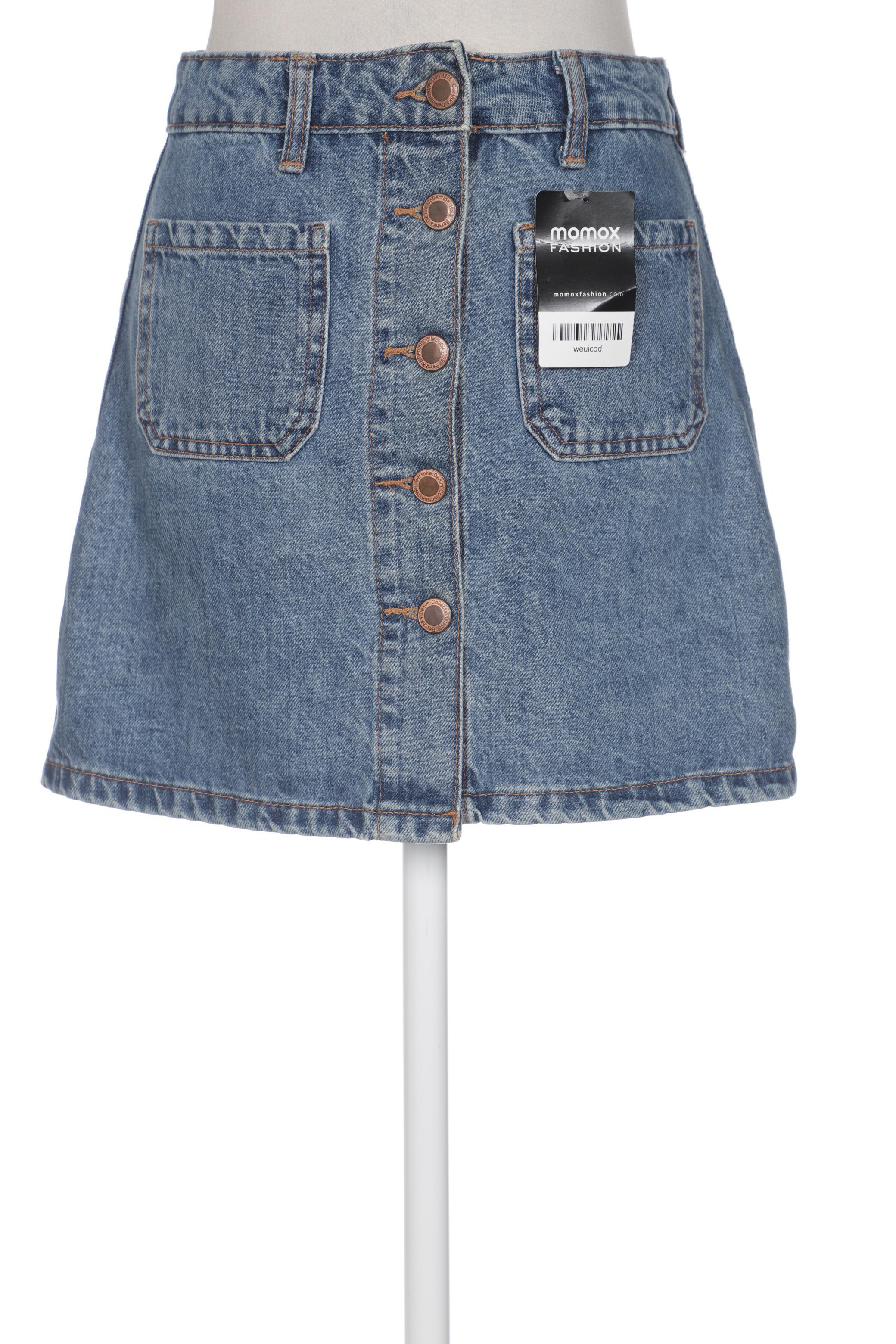 

bershka Damen Rock, blau, Gr. 32