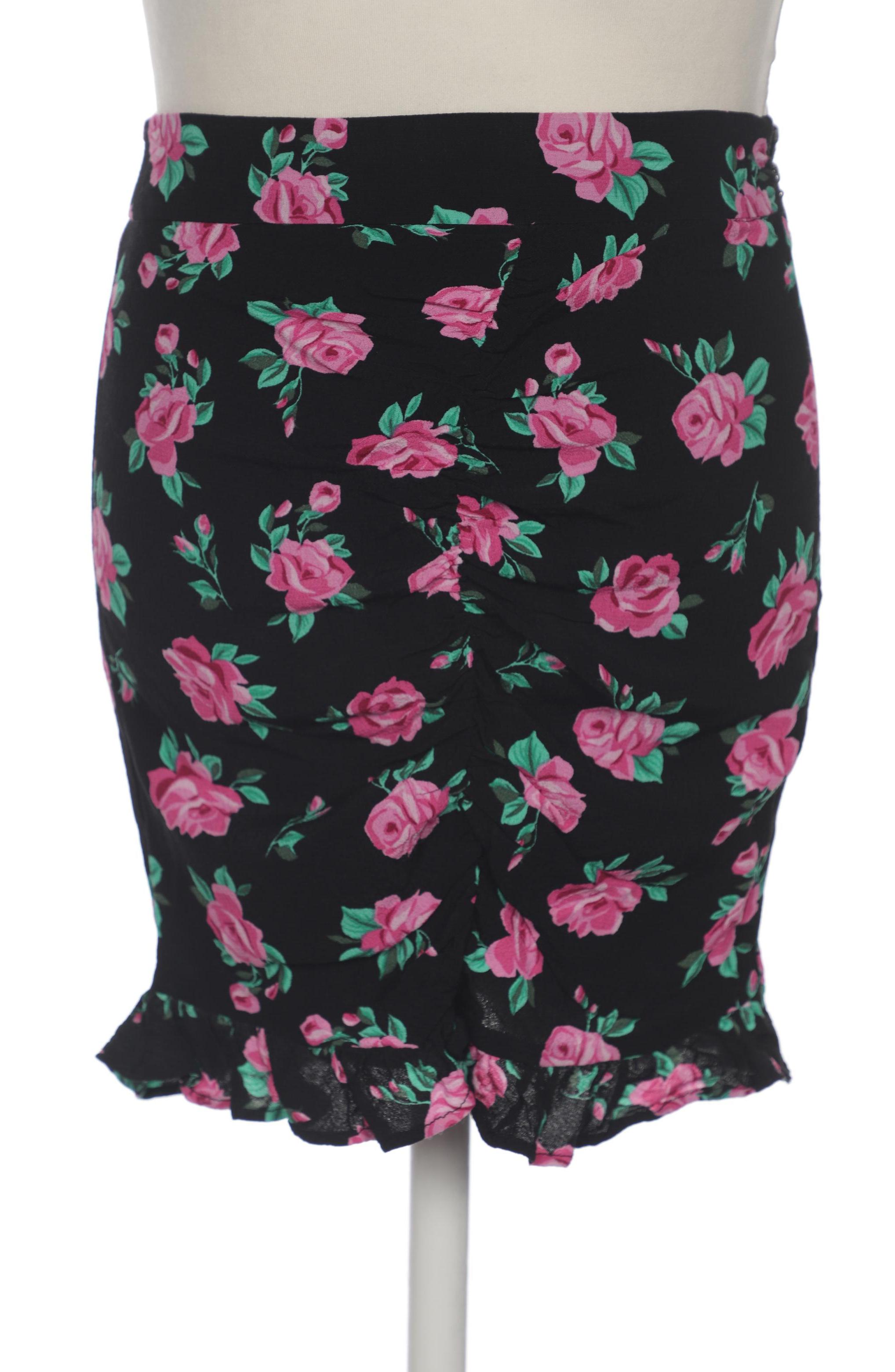 

bershka Damen Rock, schwarz, Gr. 34