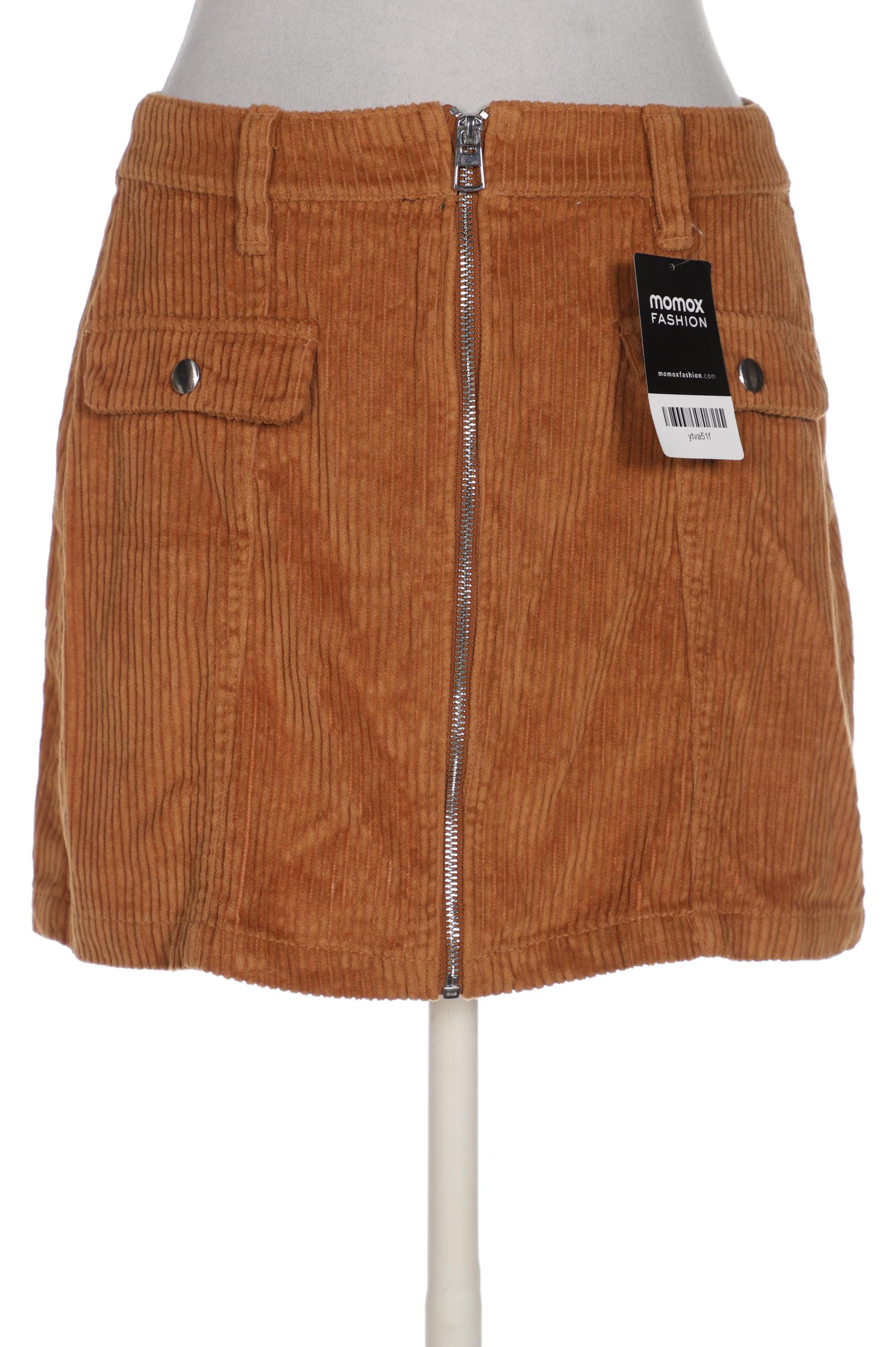 

bershka Damen Rock, orange, Gr. 36