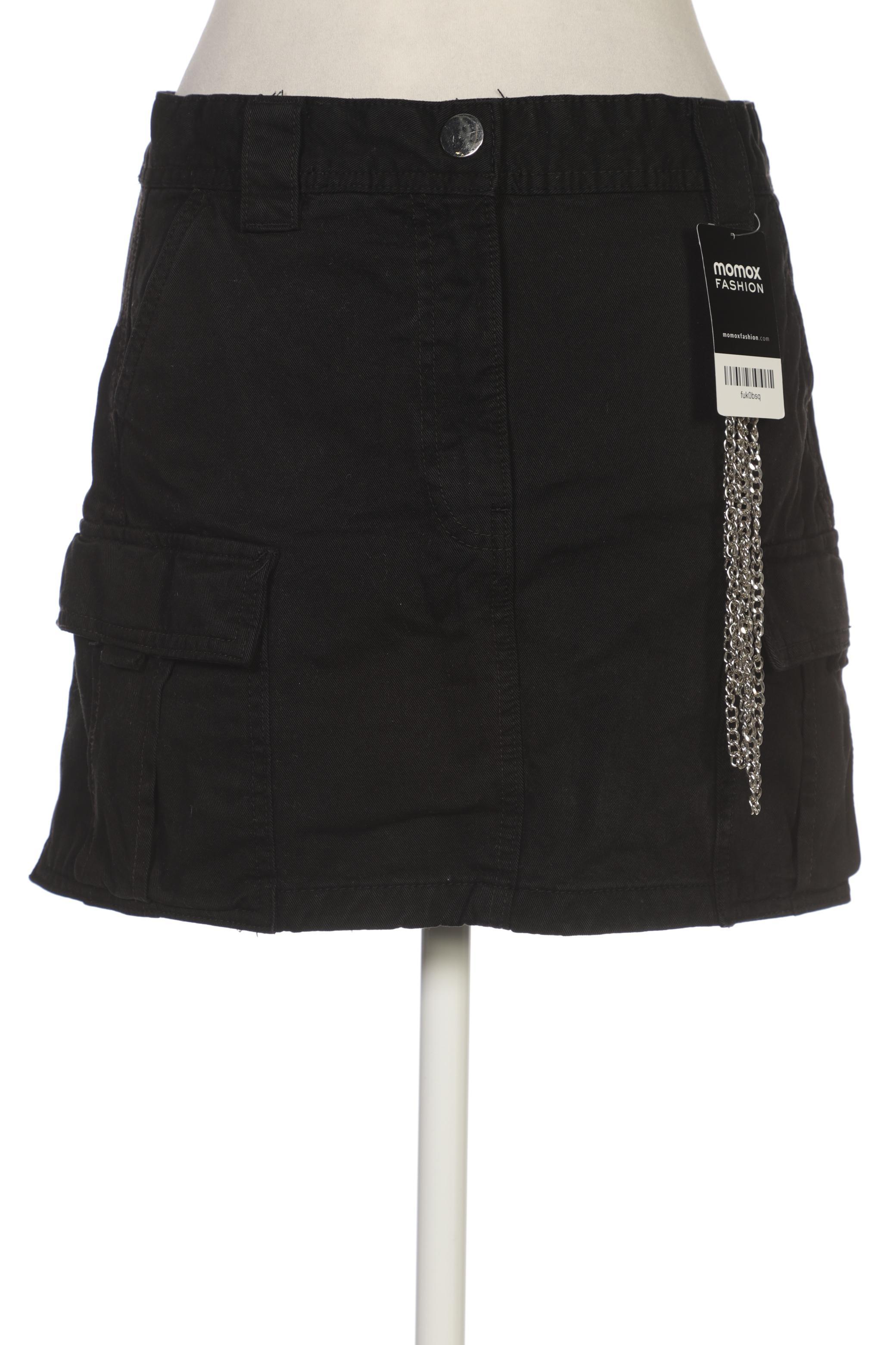 

bershka Damen Rock, schwarz, Gr. 38