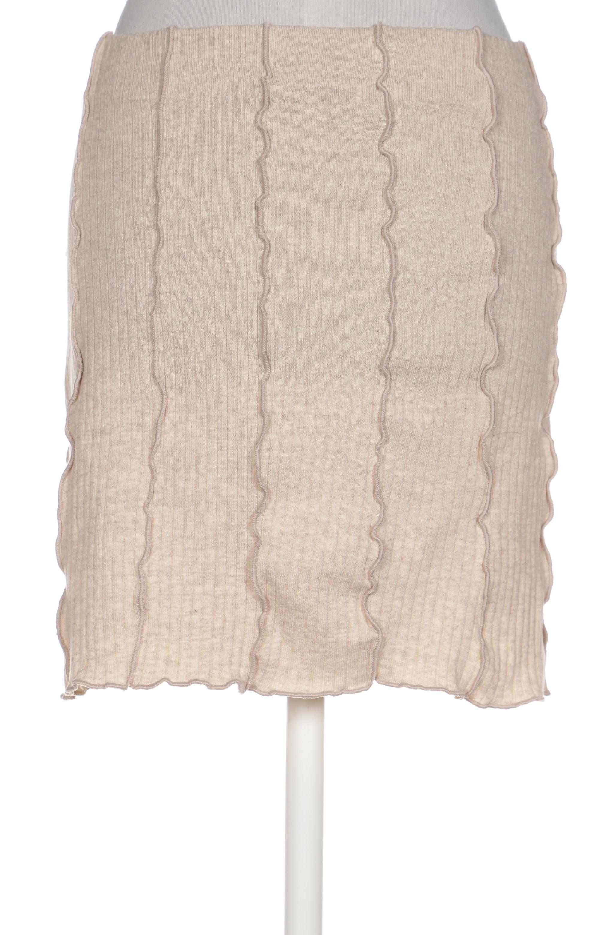 

bershka Damen Rock, beige, Gr. 36