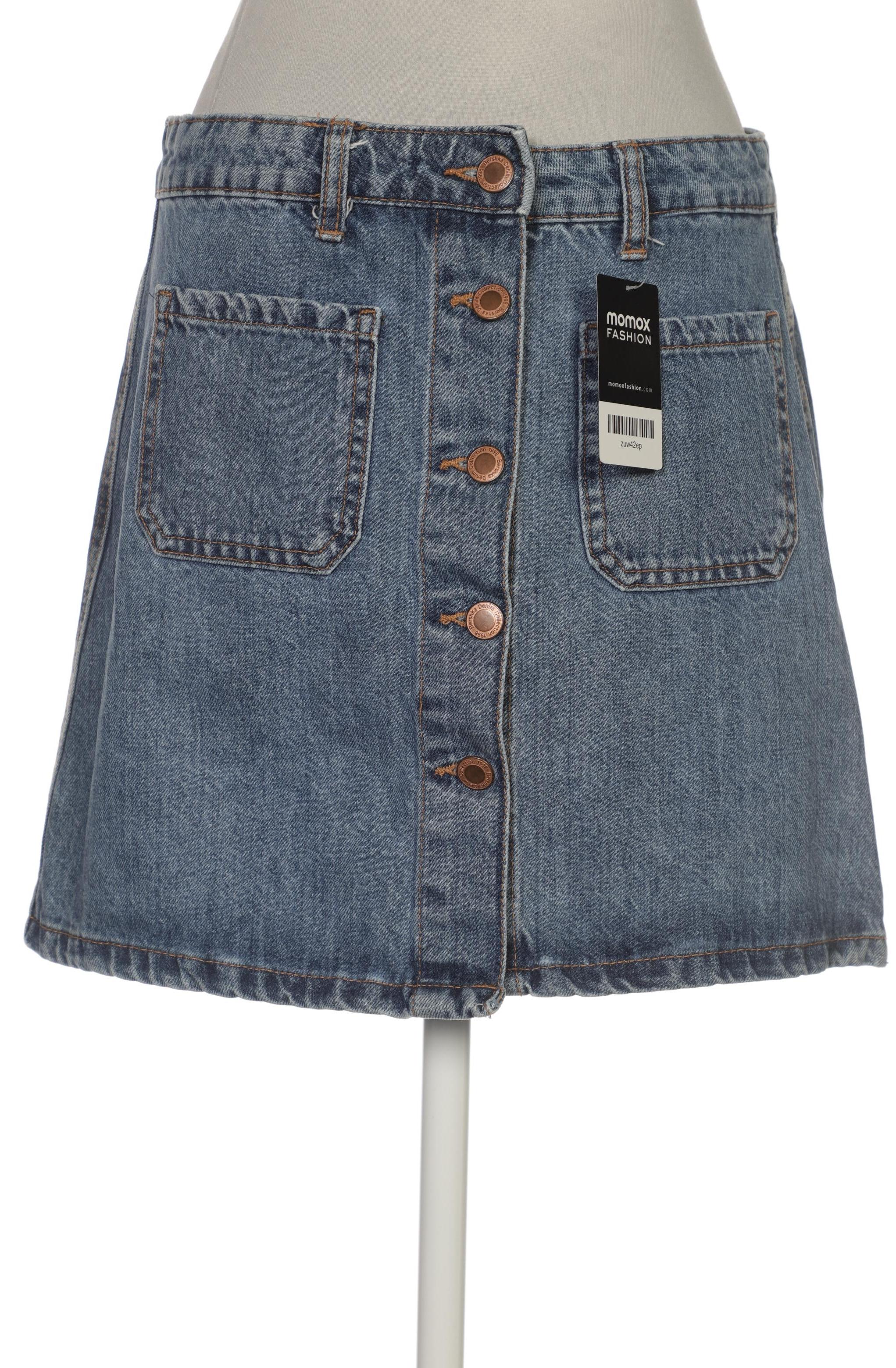 

bershka Damen Rock, blau, Gr. 38