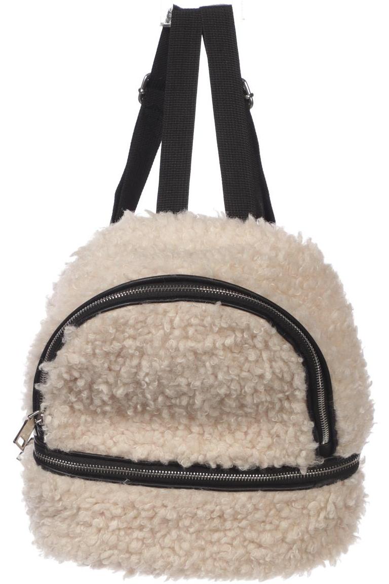 

bershka Damen Rucksack, beige, Gr.