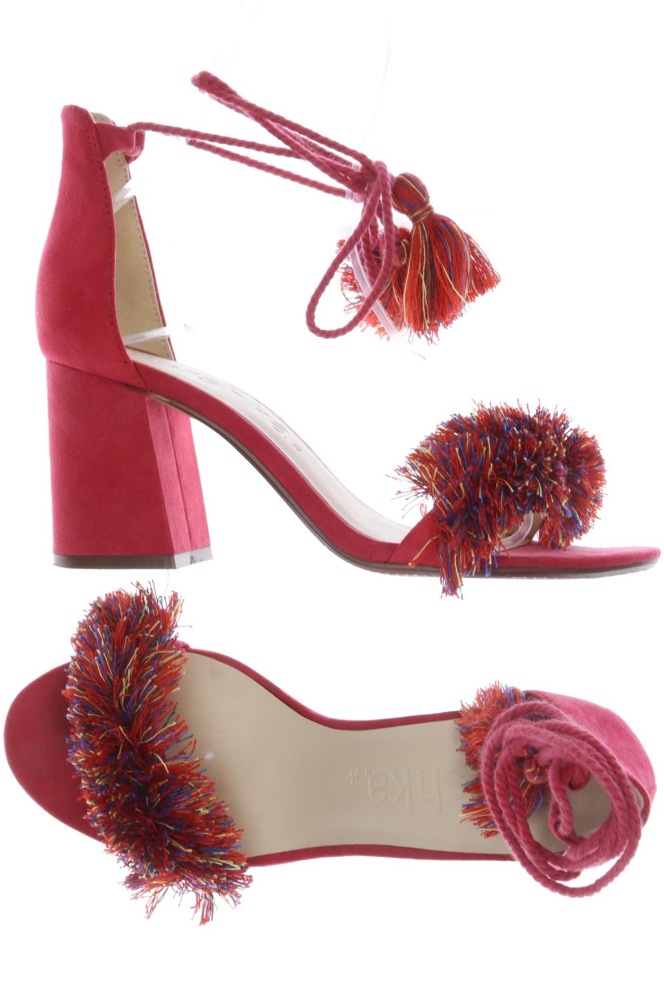 

bershka Damen Sandale, pink, Gr. 38