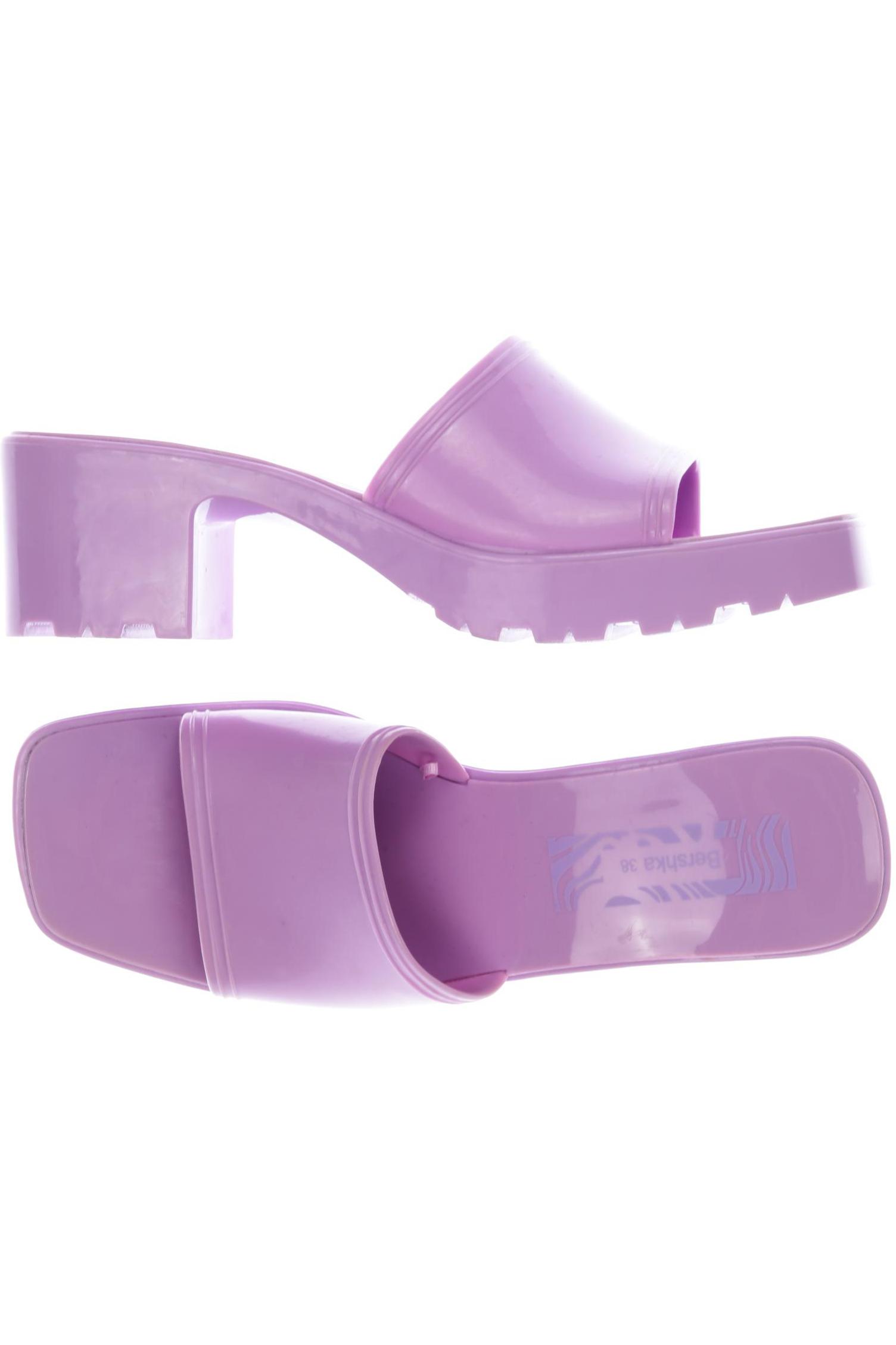 

bershka Damen Sandale, flieder, Gr. 38