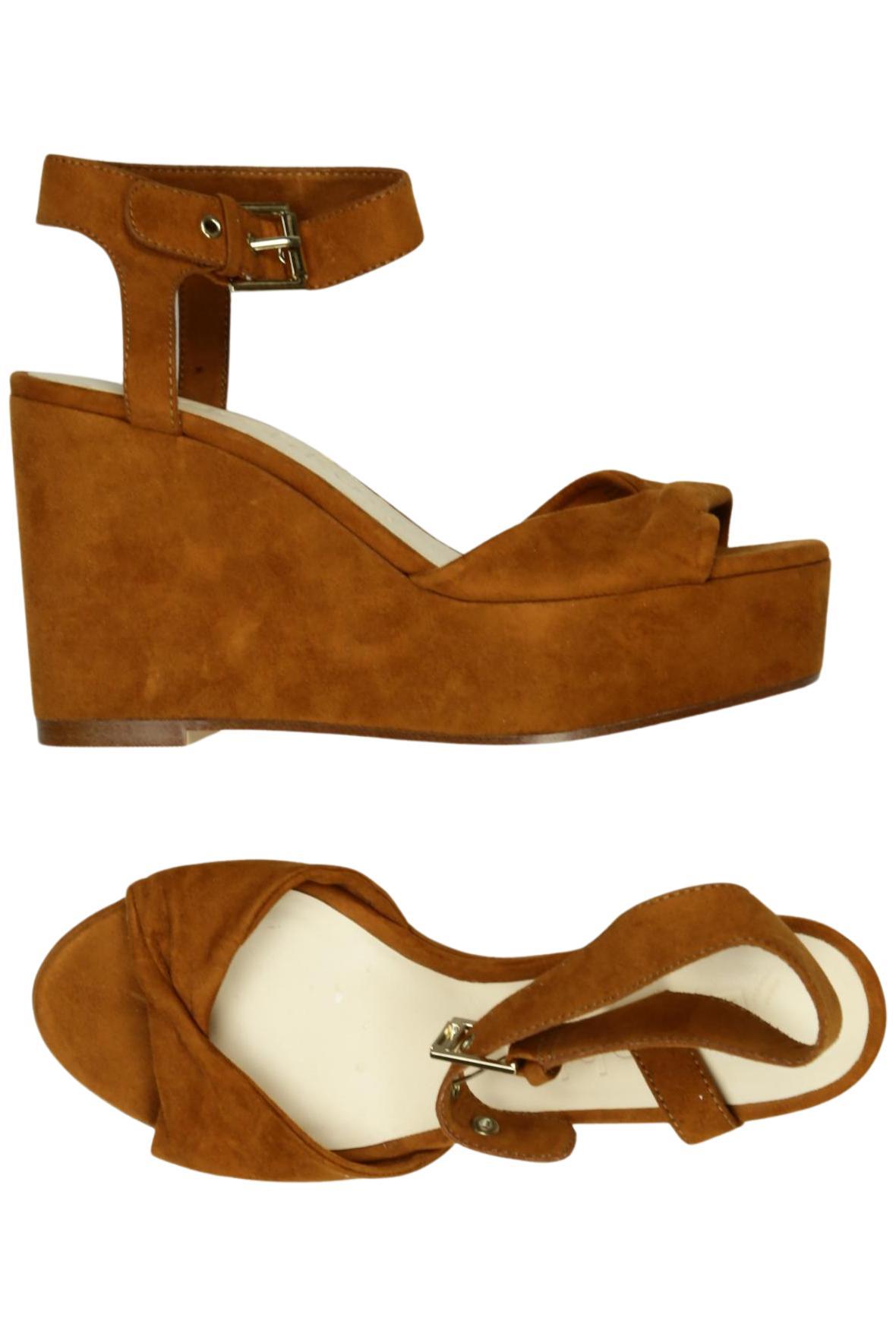 

bershka Damen Sandale, braun, Gr. 37