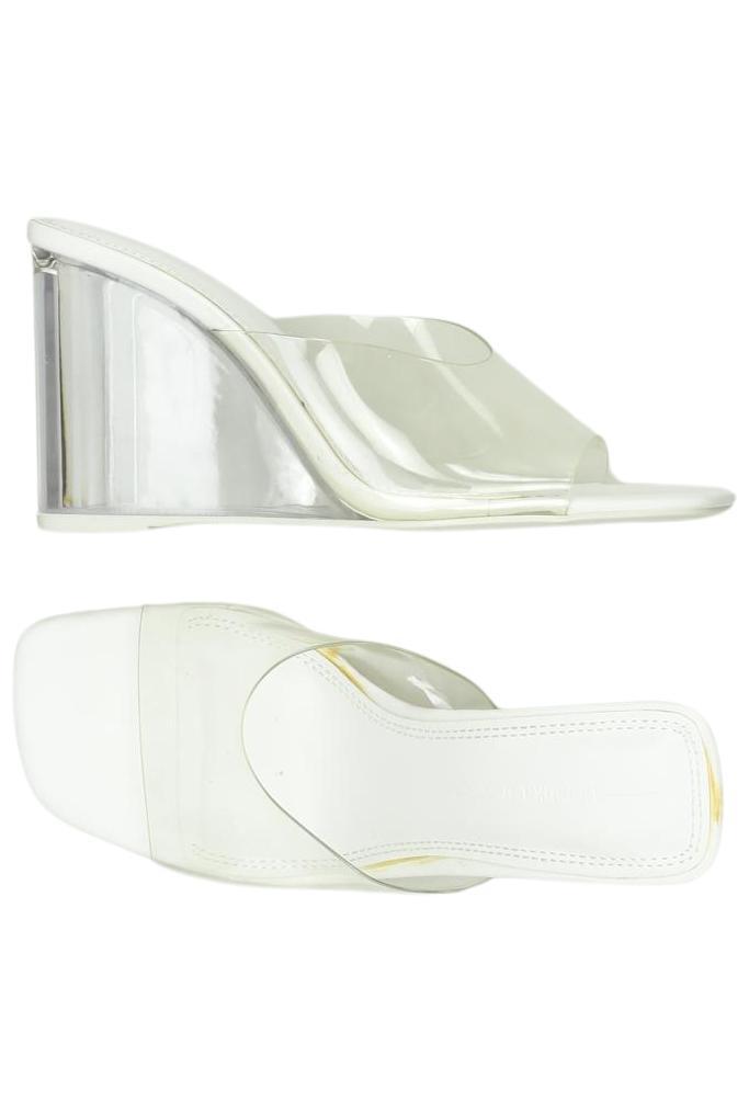 

bershka Damen Sandale, weiß, Gr. 37