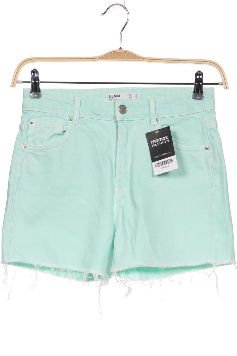 

bershka Damen Shorts, hellgrün