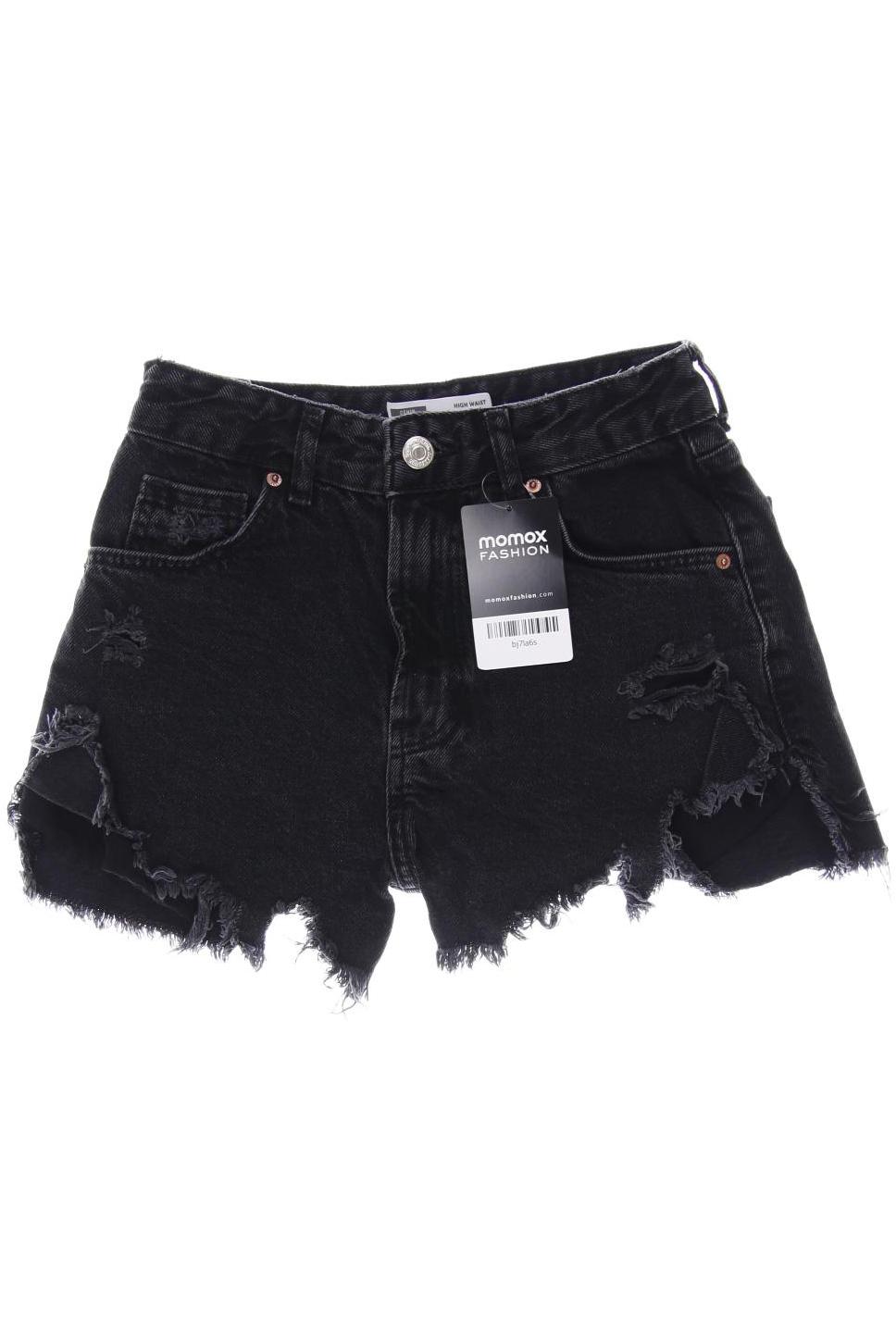 

bershka Damen Shorts, schwarz