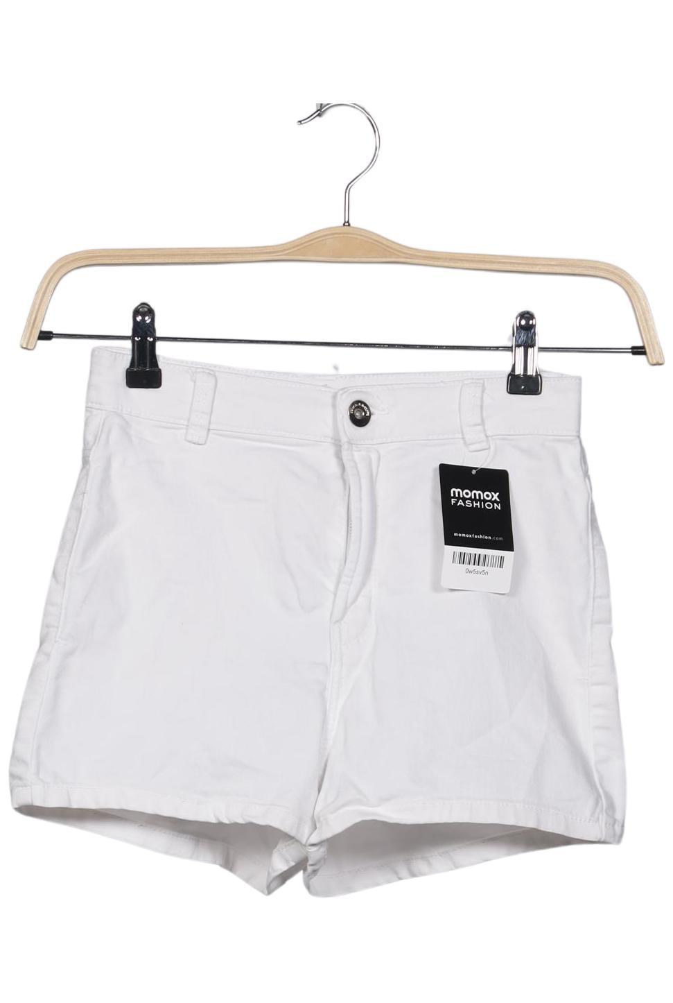 

bershka Damen Shorts, weiß, Gr. 36