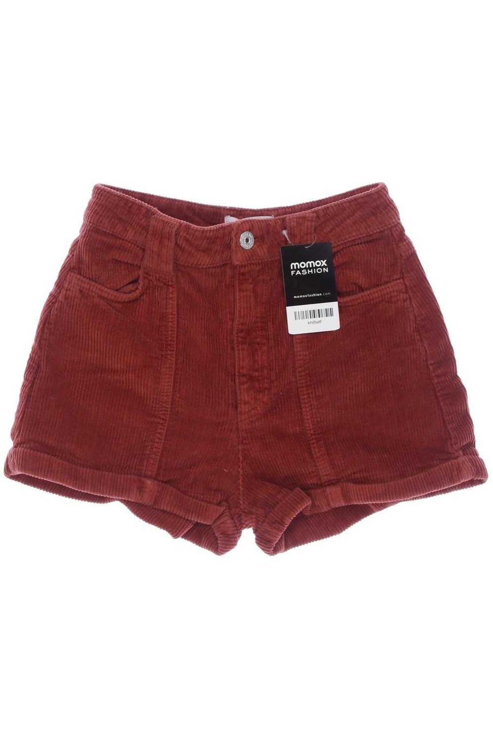 

bershka Damen Shorts, rot, Gr. 36