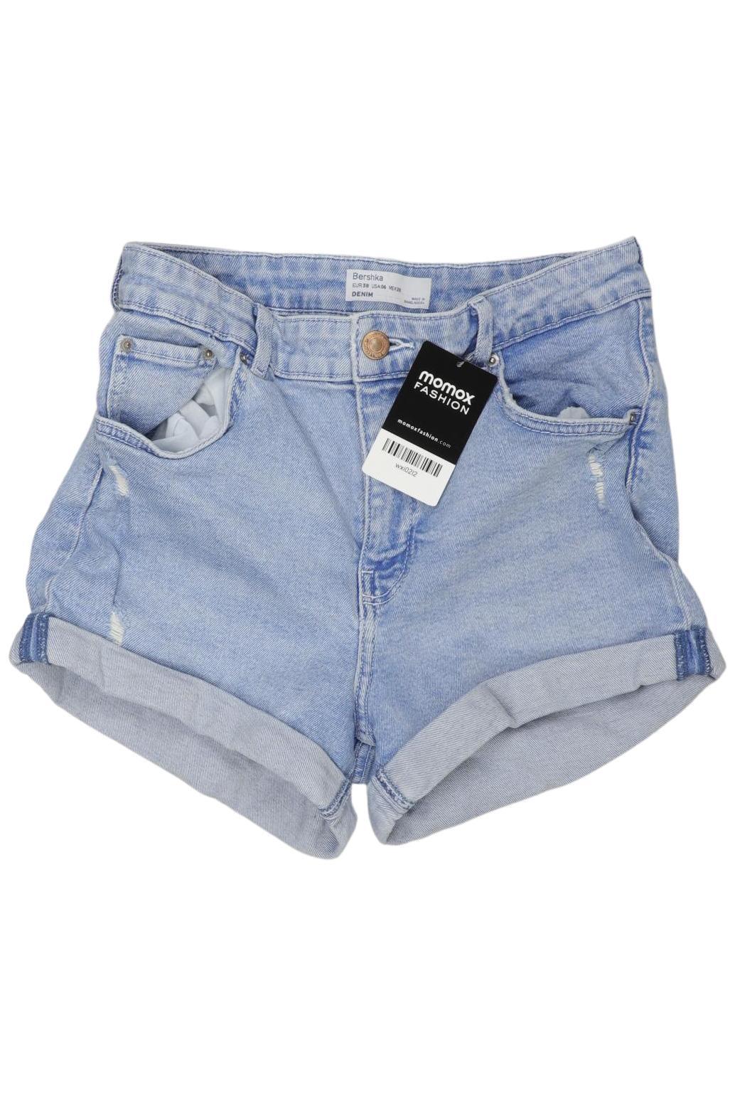 

bershka Damen Shorts, blau, Gr. 38