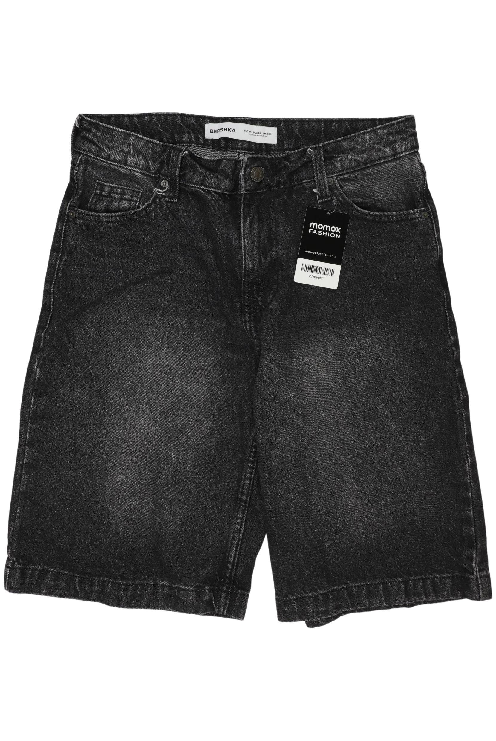 

bershka Damen Shorts, grau, Gr. 34