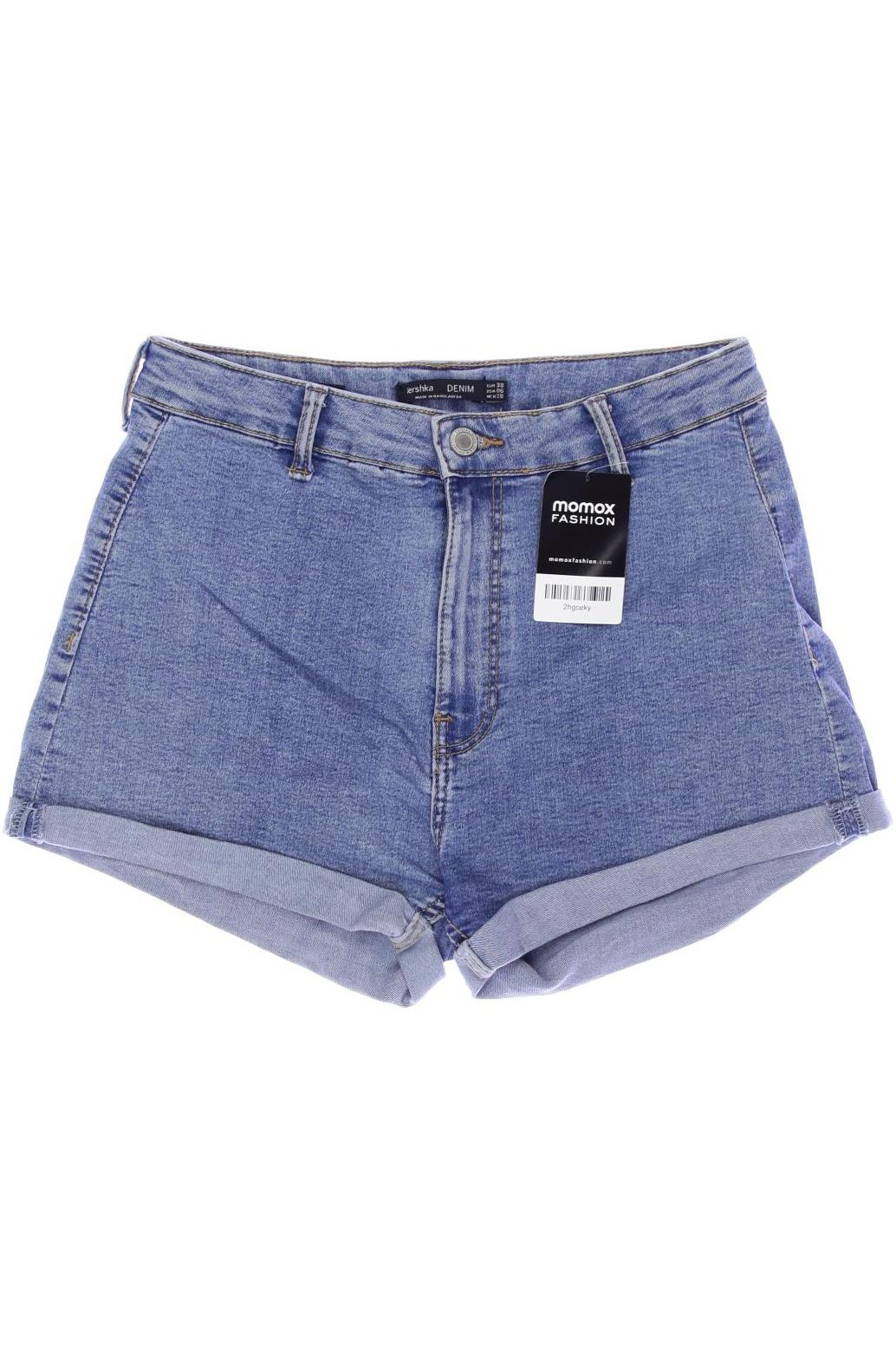 

bershka Damen Shorts, blau