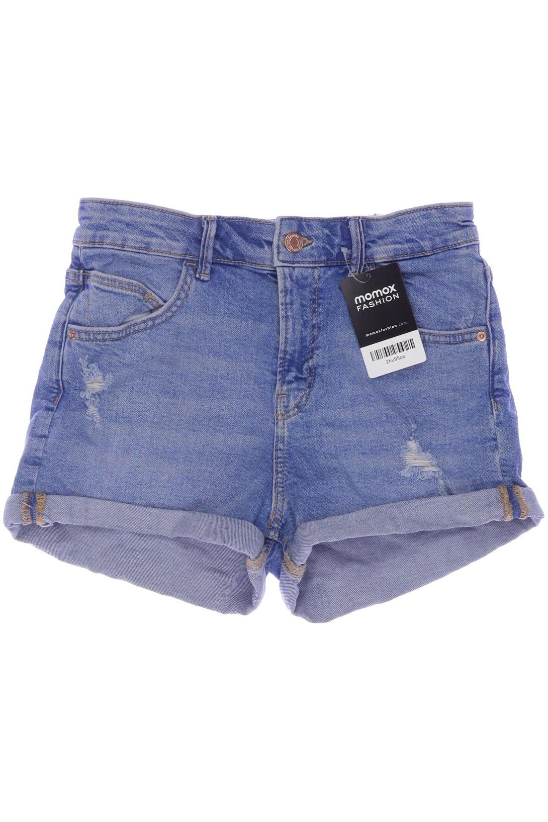 

bershka Damen Shorts, blau, Gr. 36