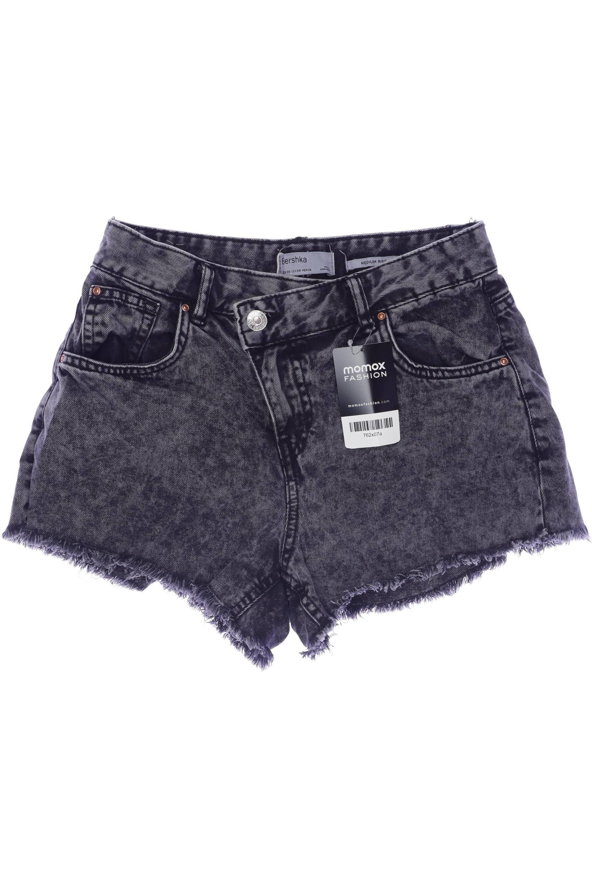 

bershka Damen Shorts, grau, Gr. 36