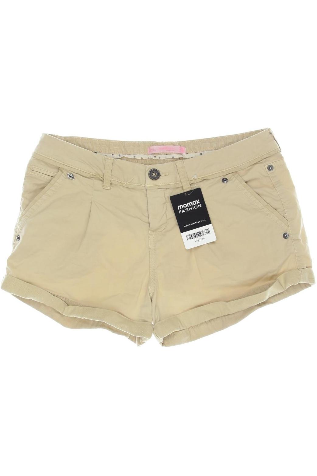 

bershka Damen Shorts, beige, Gr. 36