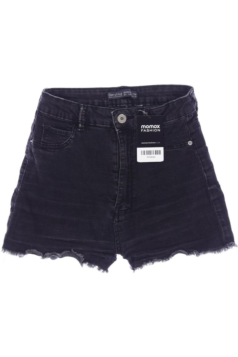 

bershka Damen Shorts, schwarz