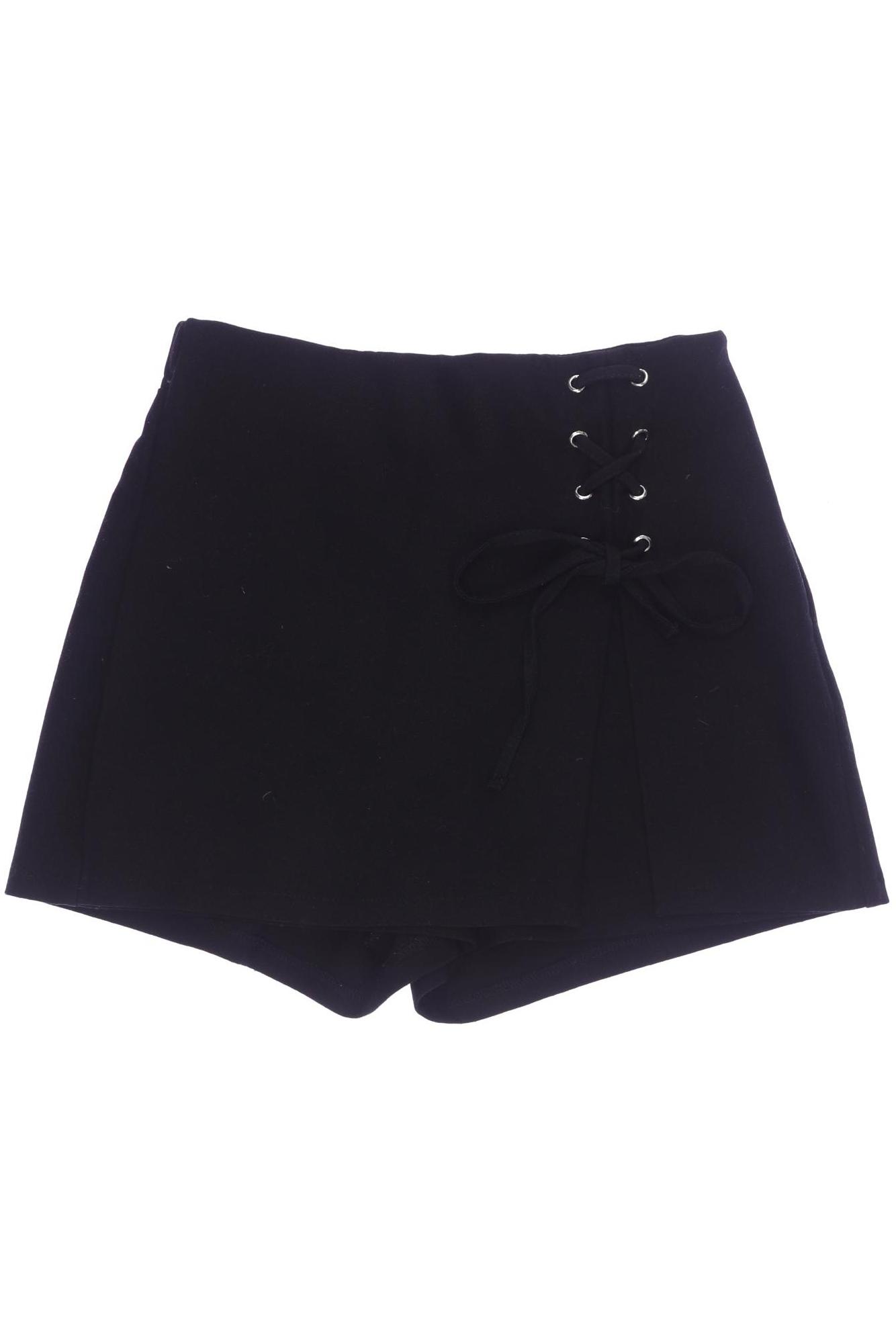 

bershka Damen Shorts, schwarz, Gr. 38