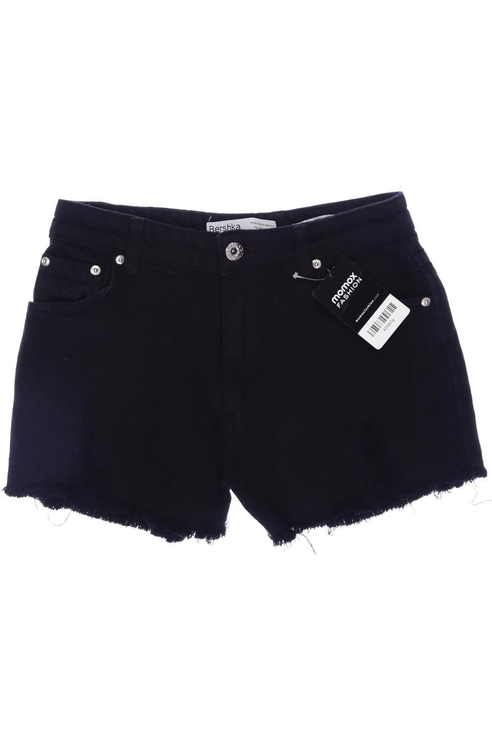 

bershka Damen Shorts, schwarz