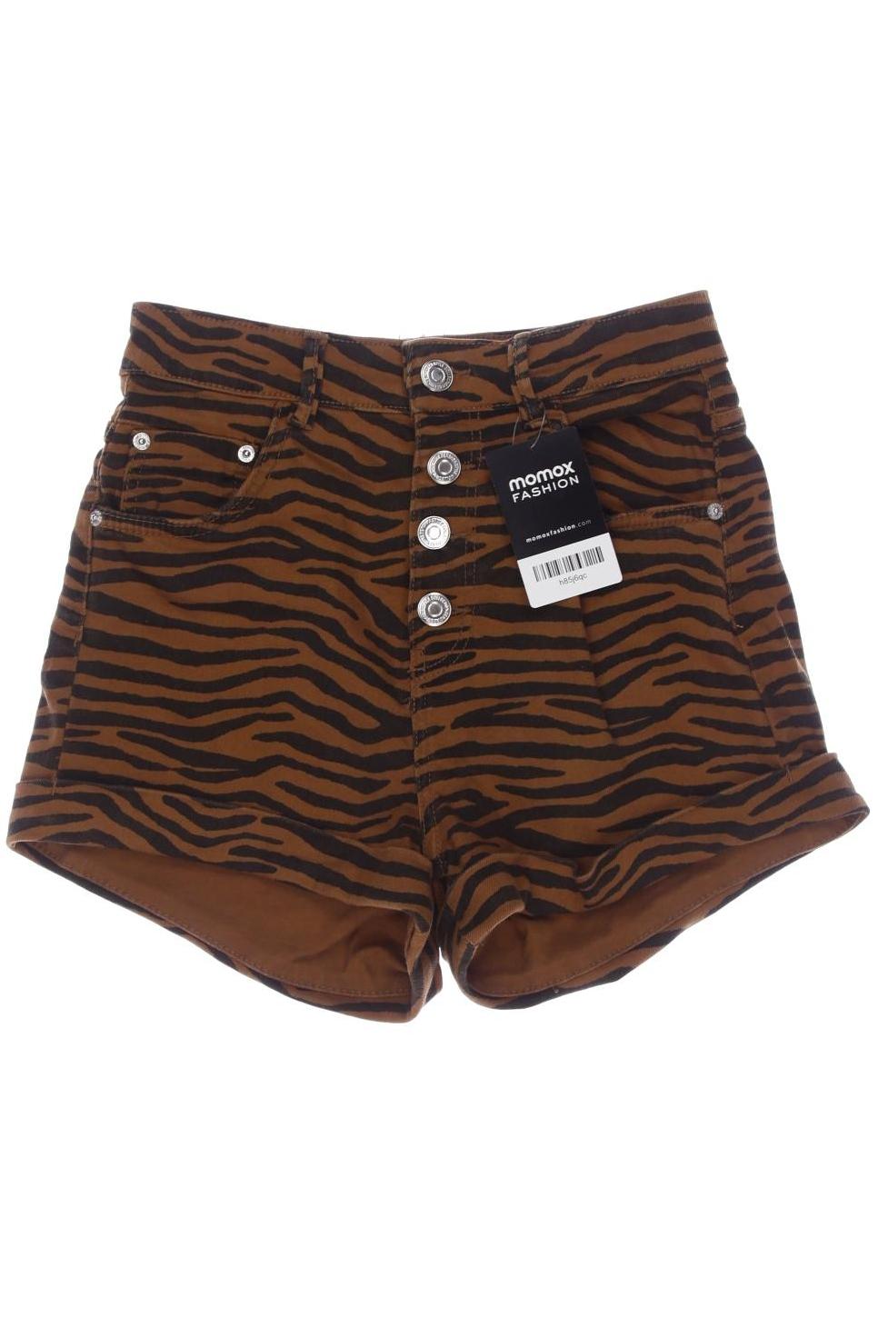 

bershka Damen Shorts, braun, Gr. 36