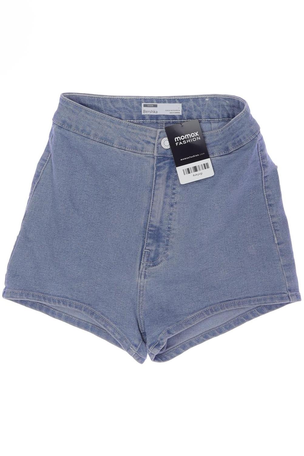 

bershka Damen Shorts, blau, Gr. 36