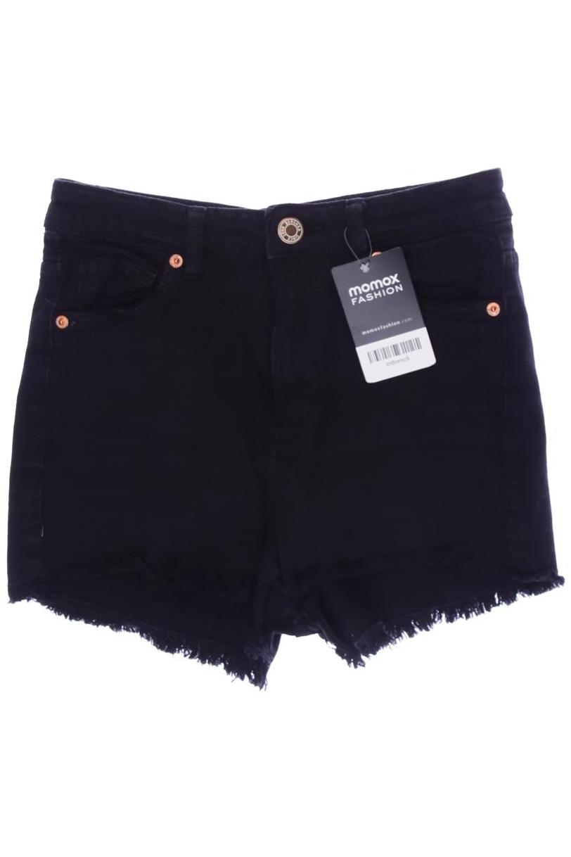 

bershka Damen Shorts, schwarz, Gr. 36