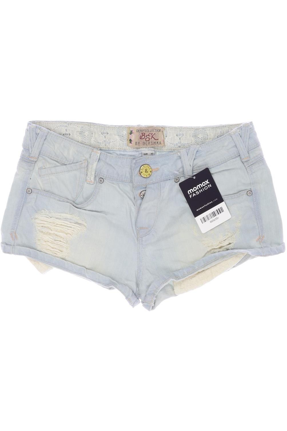 

bershka Damen Shorts, hellblau, Gr. 32