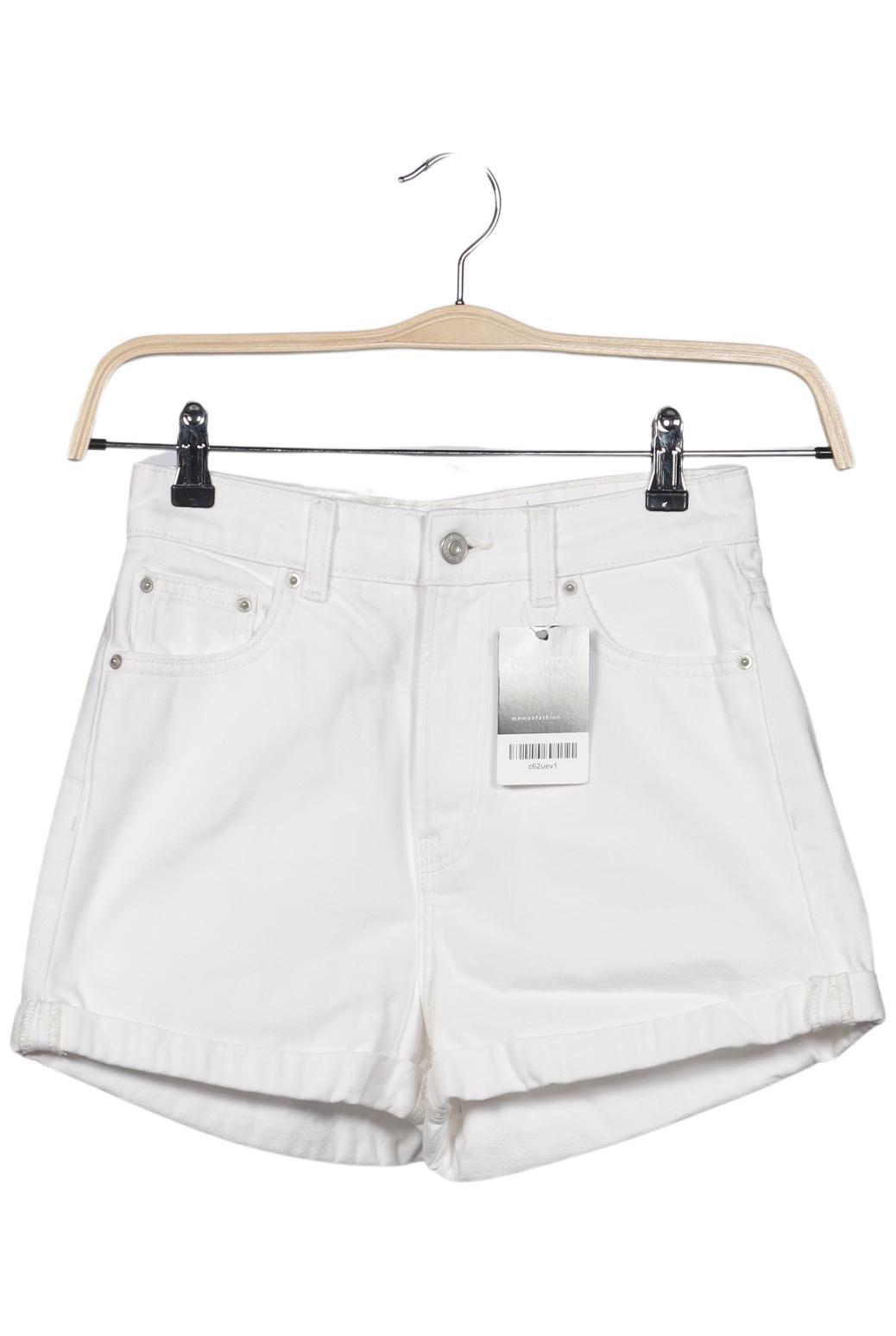

bershka Damen Shorts, weiß, Gr. 34