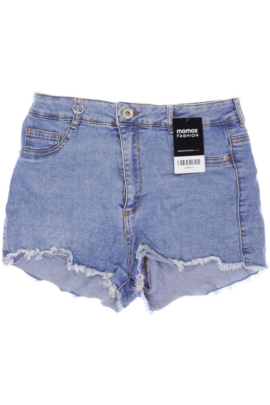

bershka Damen Shorts, blau, Gr. 36