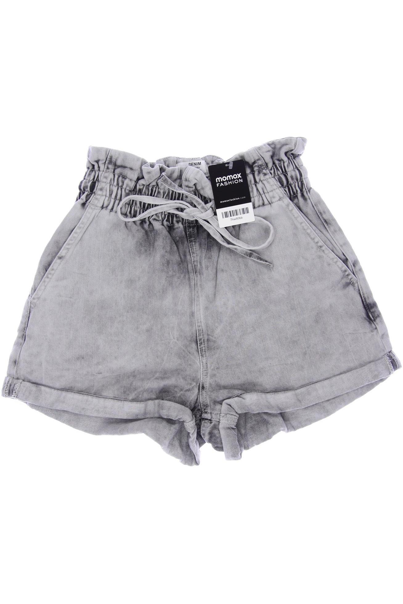 

bershka Damen Shorts, grau