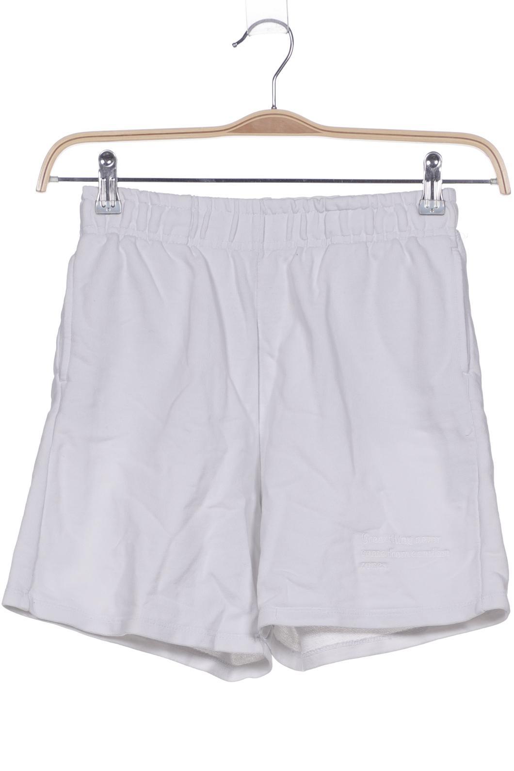 

bershka Damen Shorts, weiß, Gr. 34