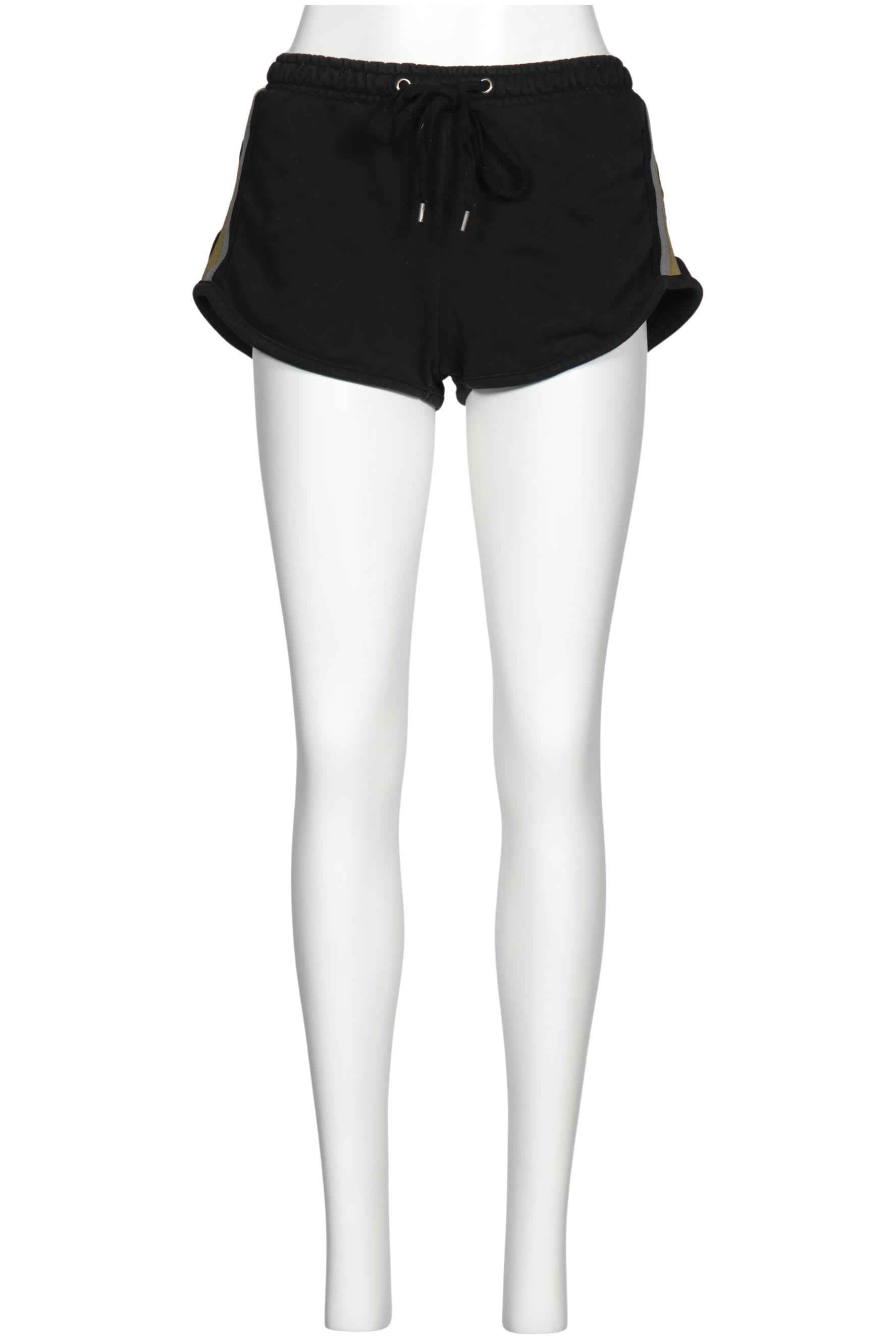 

bershka Damen Shorts, schwarz, Gr. 36