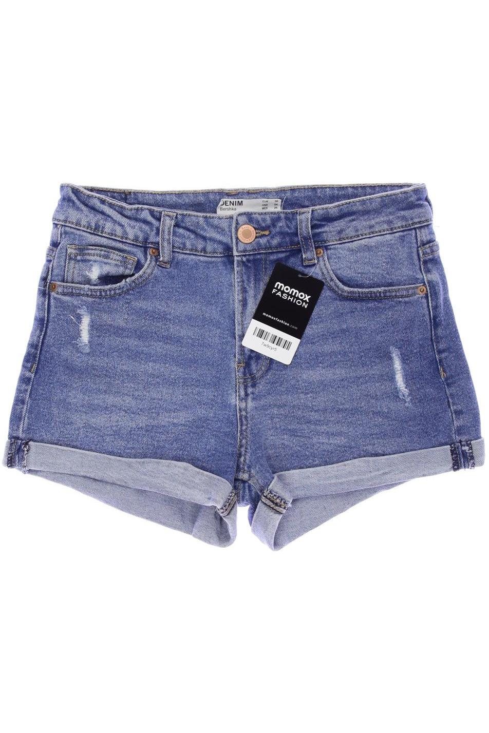 

bershka Damen Shorts, blau