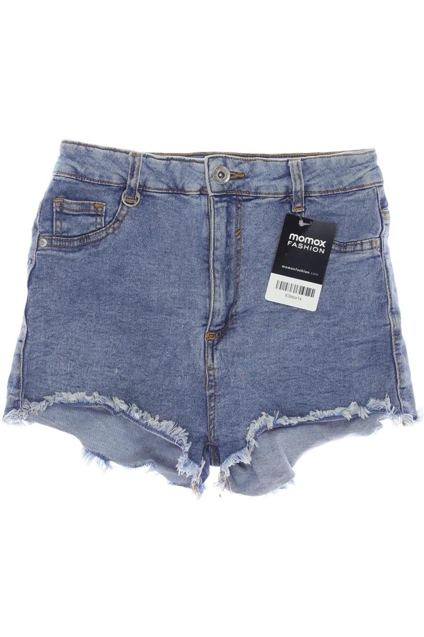 

bershka Damen Shorts, blau, Gr. 36